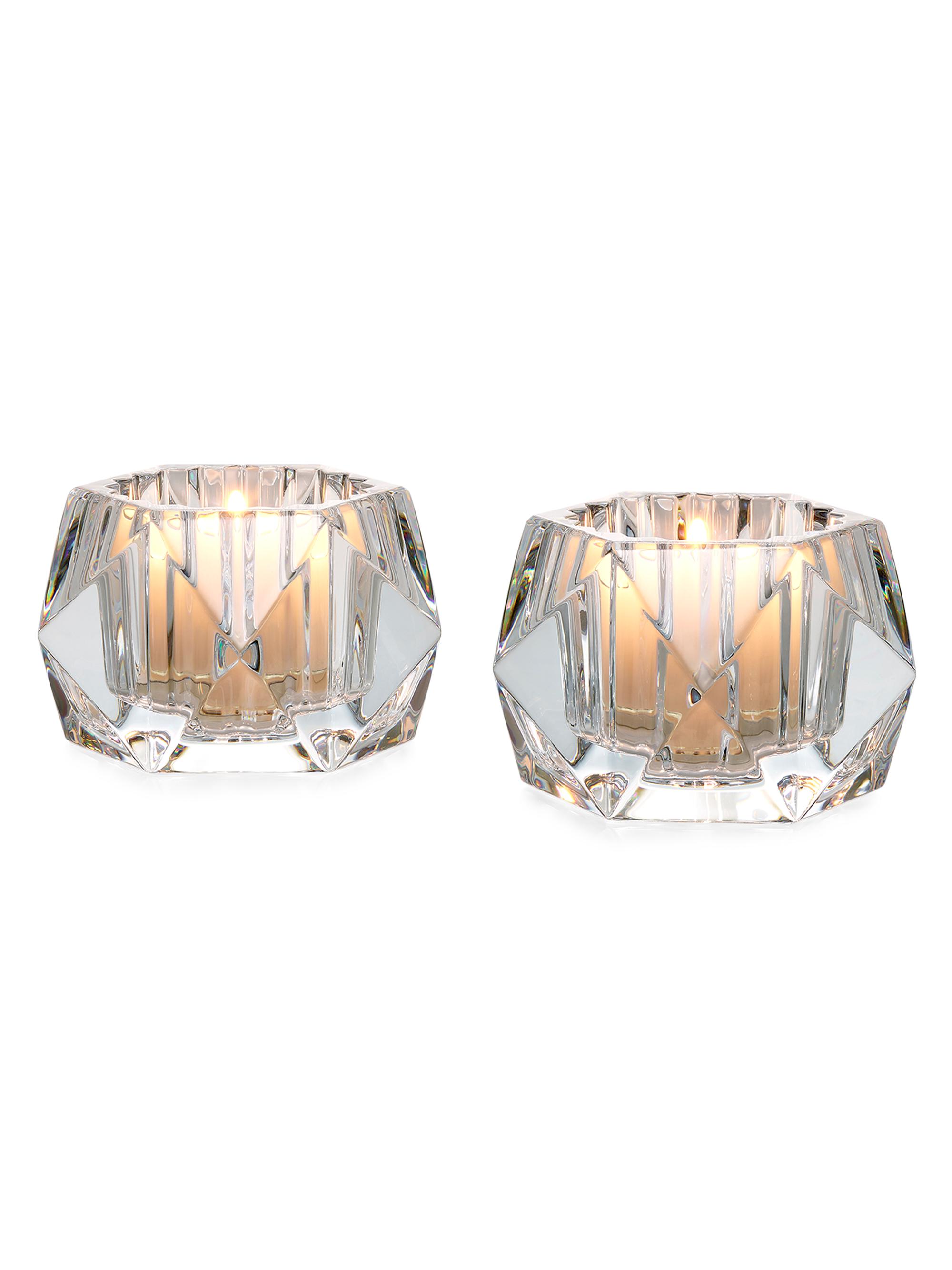 Baccarat Louxor 2-Piece Crystal Votive Set