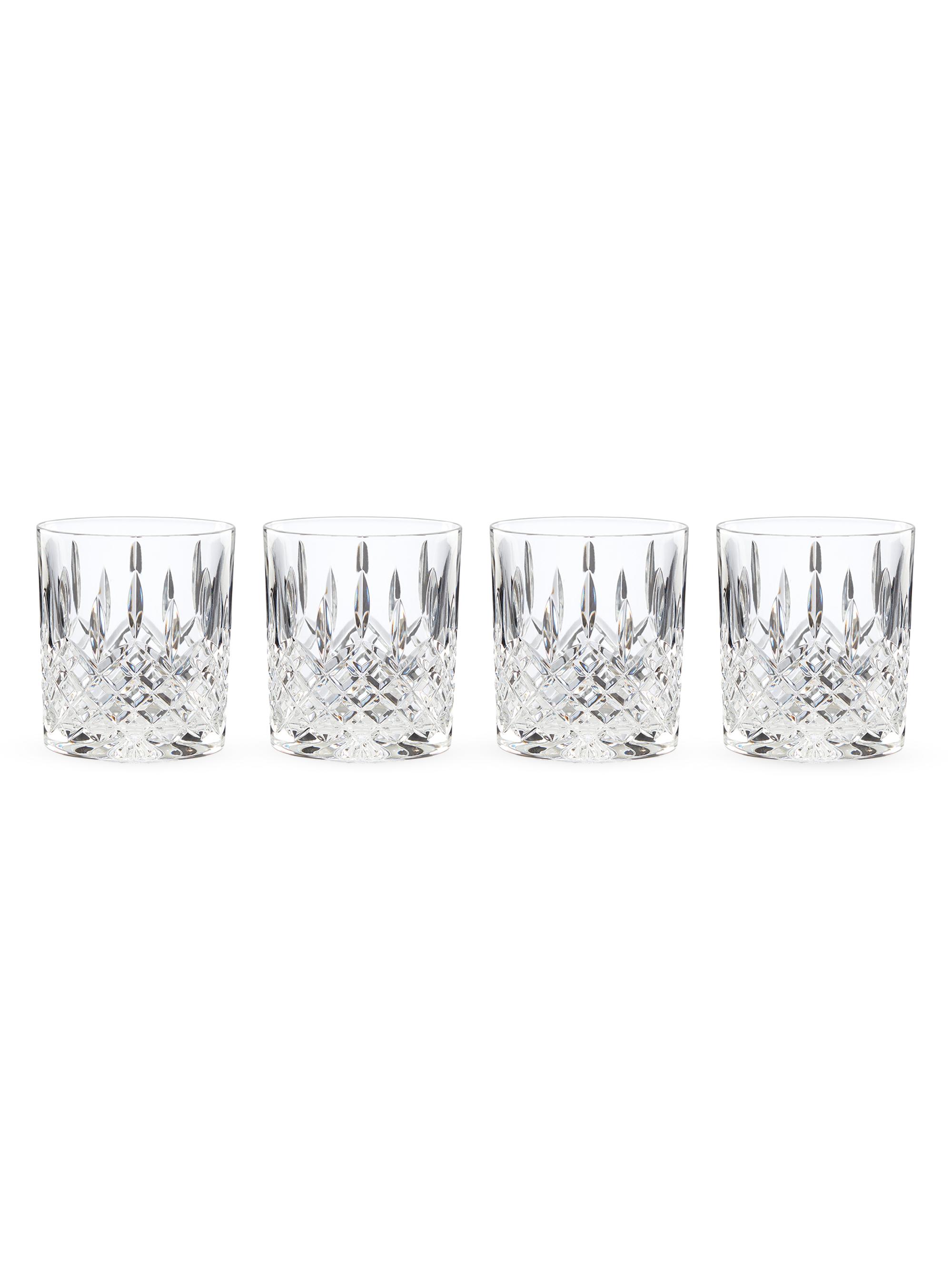 Reed & Barton Hamilton 4-Piece Double Old-Fashioned Glass Set