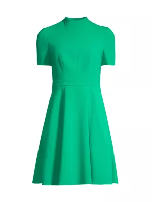 Green Fit and Flare Dress