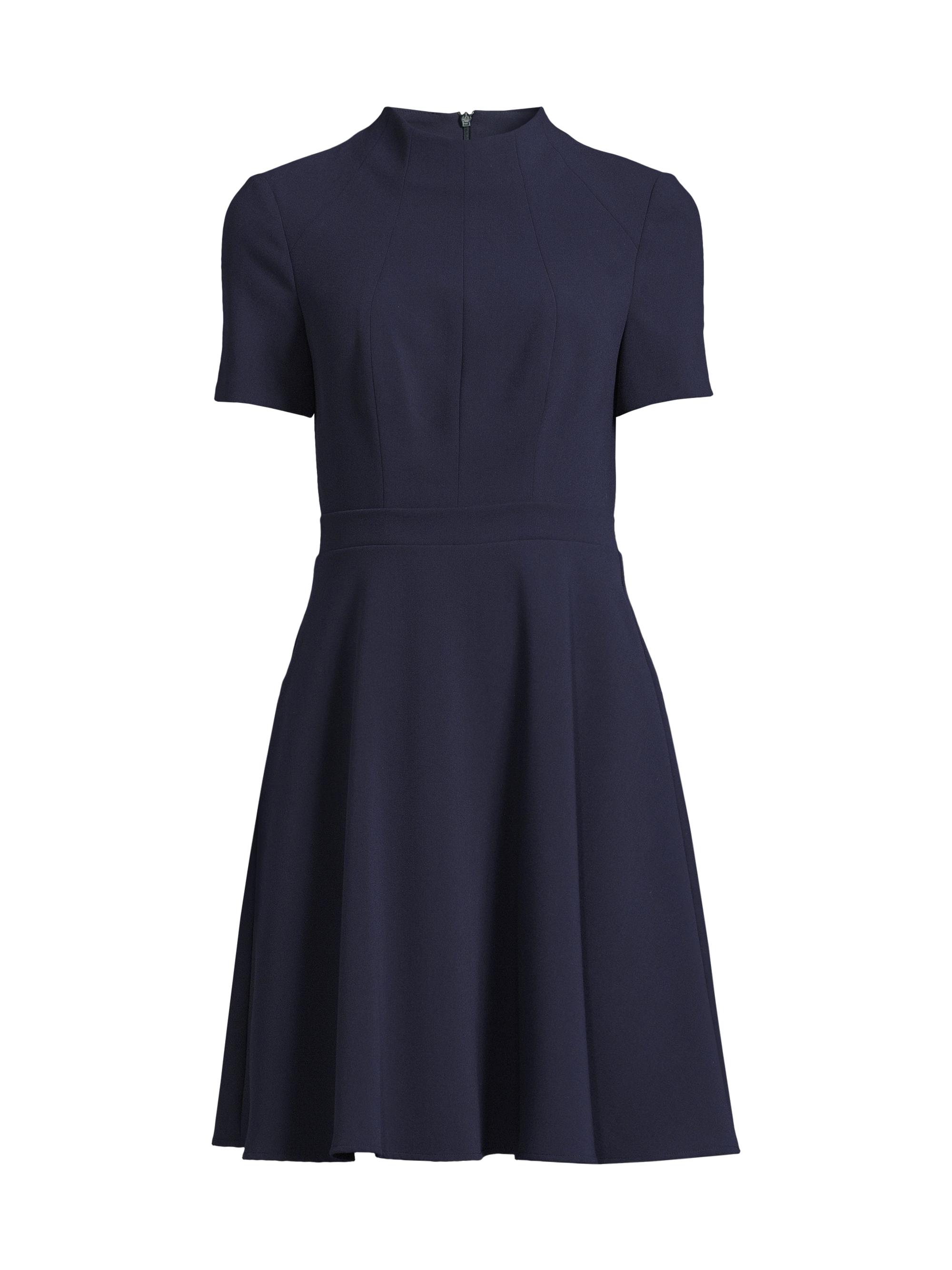 Black Halo Women's Mayra Fit & Flare Dress - Pacific Blue