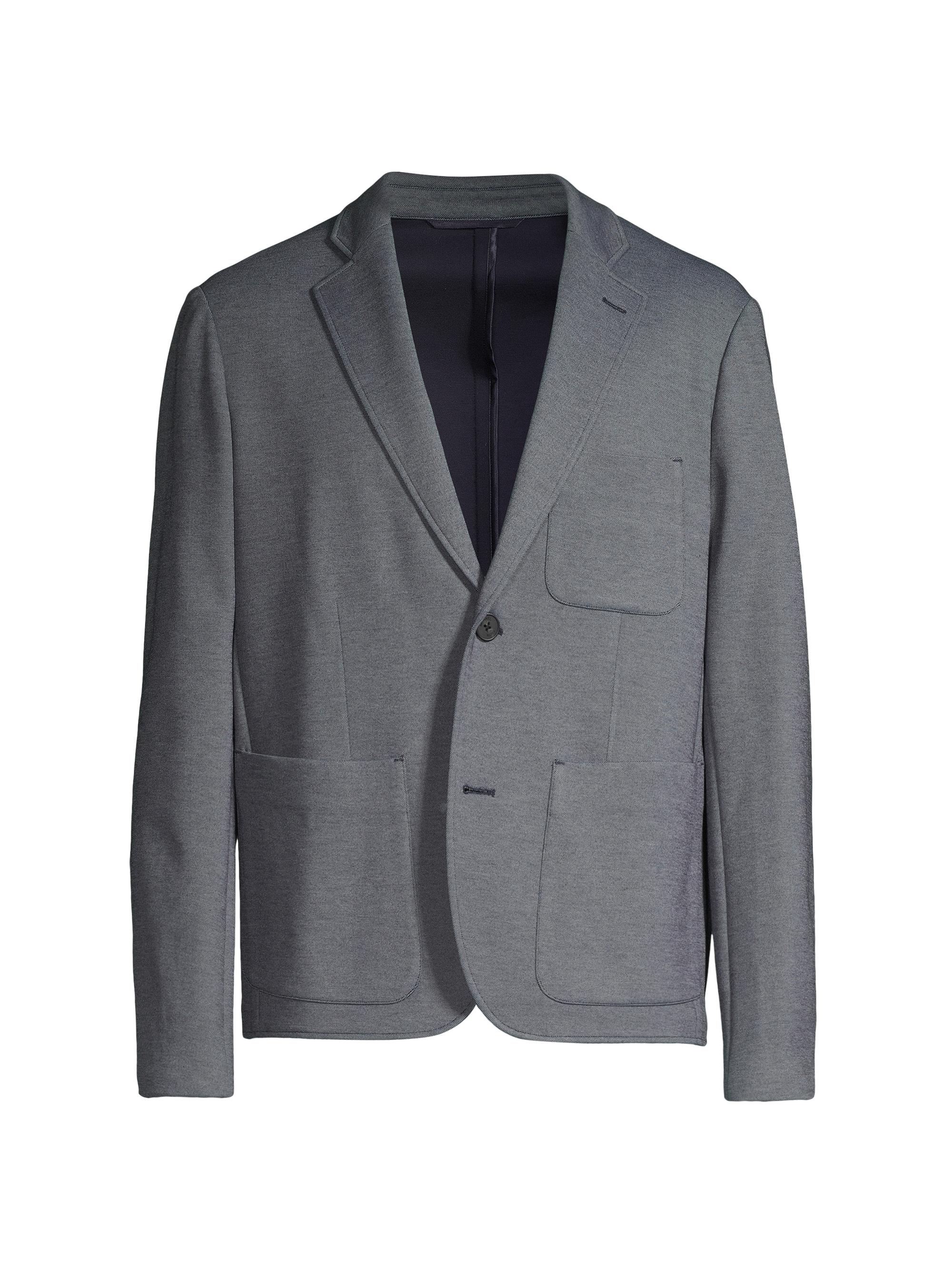 Michael Kors Men's Cotton-Blend Two-Button Blazer - Midnight
