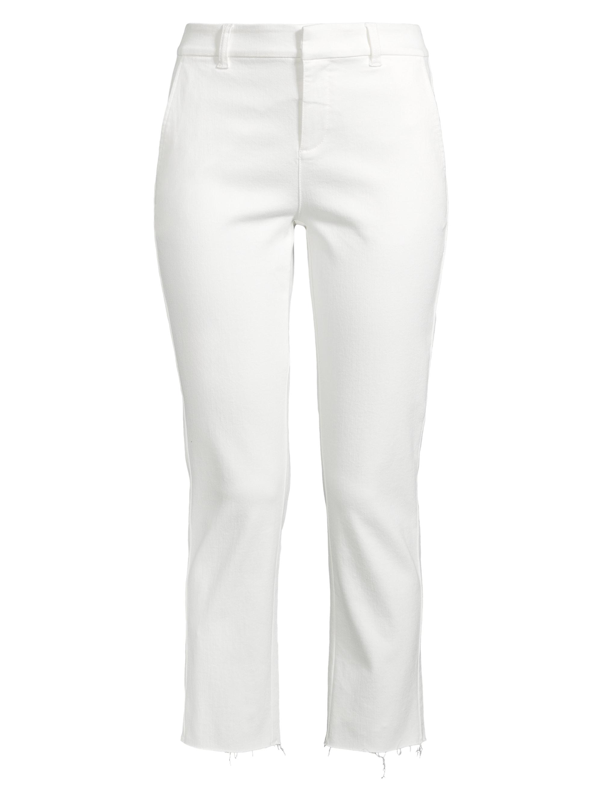 NIC+ZOE Women's Straight-Leg Ankle Denim Trousers - Paper White