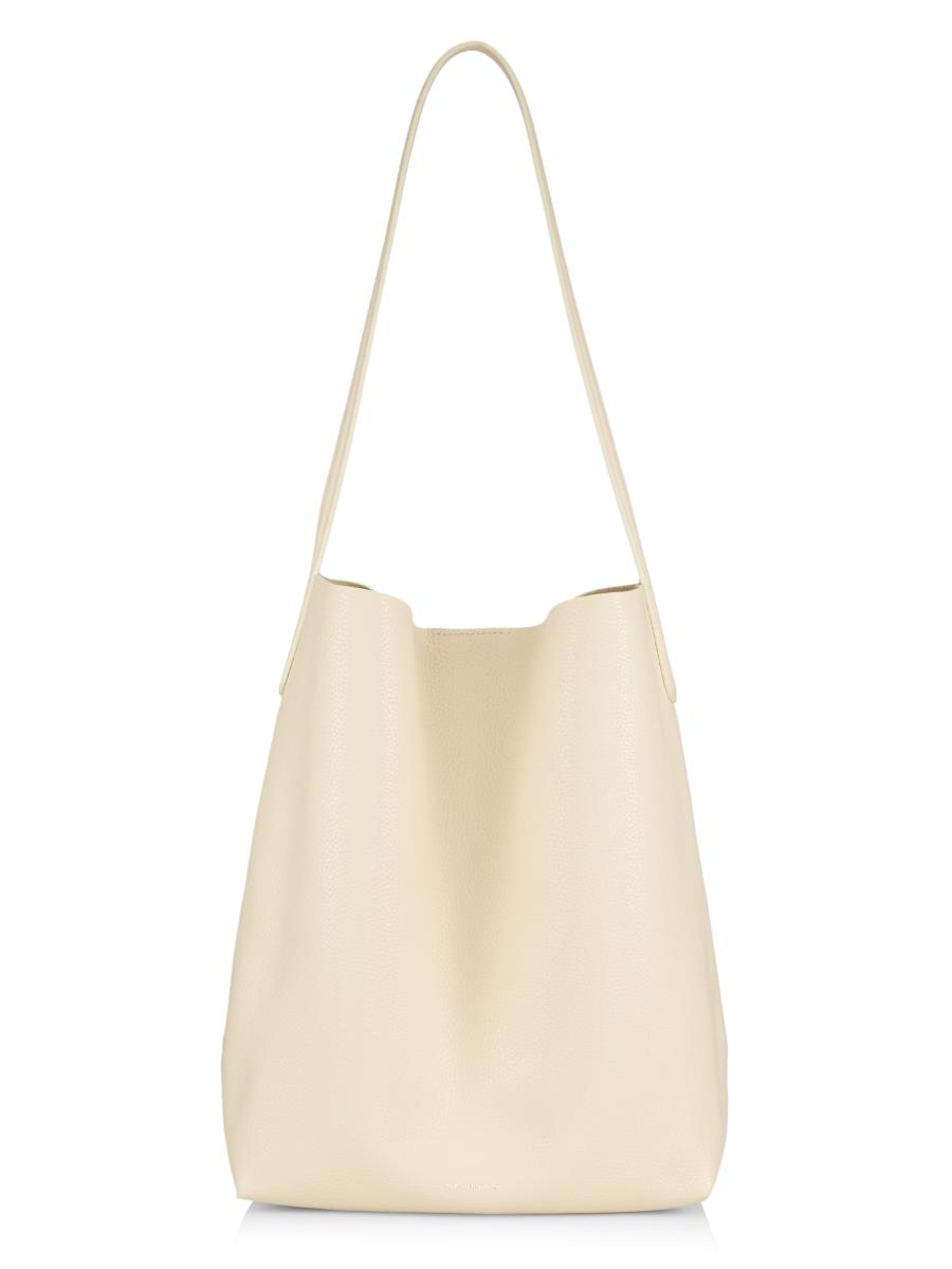 Mansur Gavriel Everyday Cabas Pebbled-Leather Bag | Saks