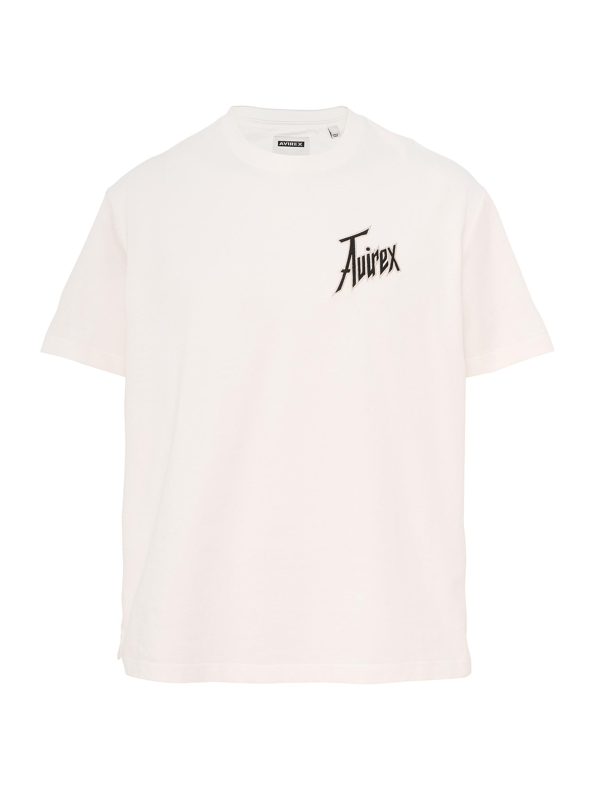 Avirex Men's Dragon Cotton T-Shirt - Snow White