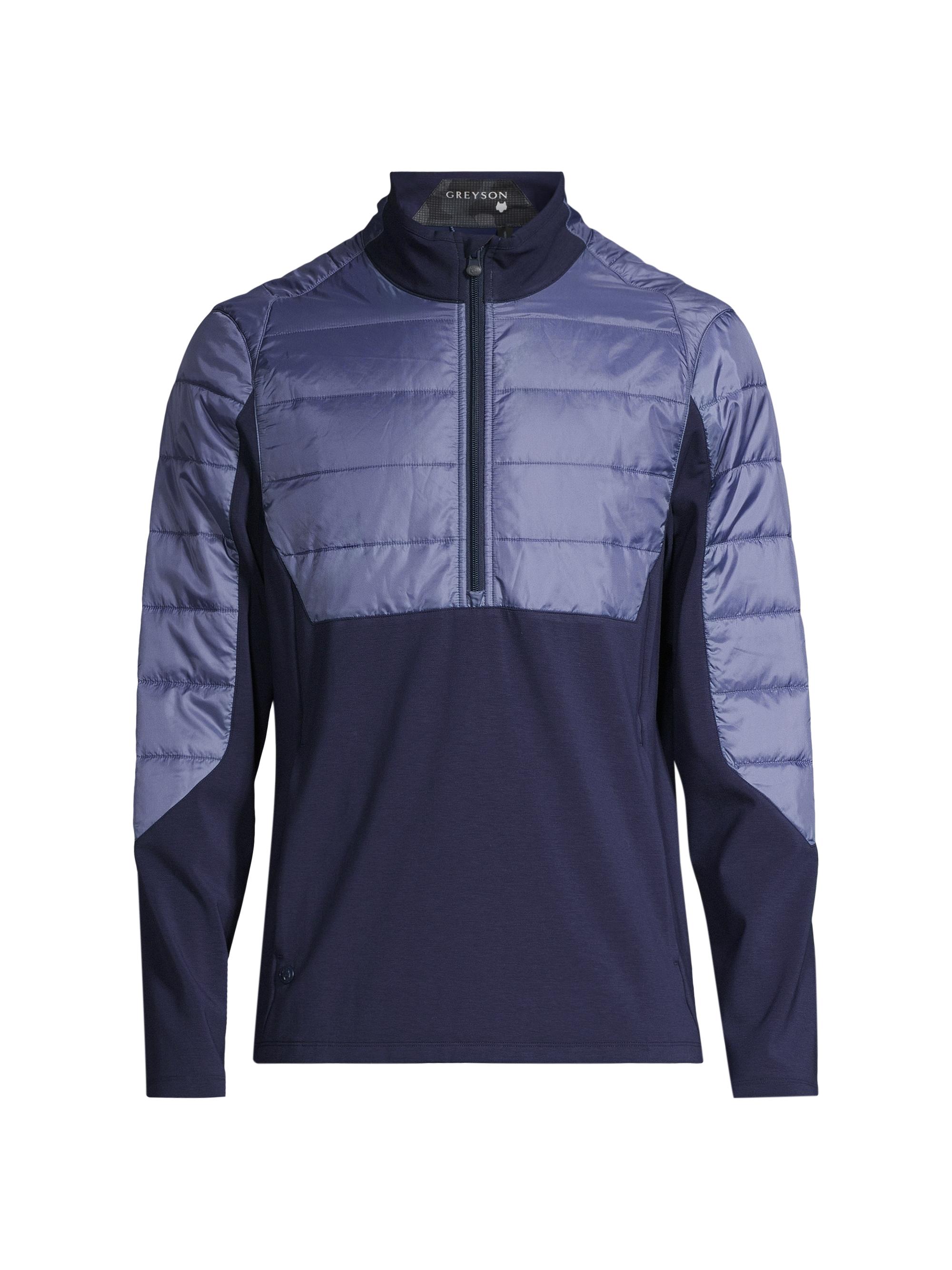 Greyson Men's Gratiot Quarter-Zip Jacket - Maltese Blue