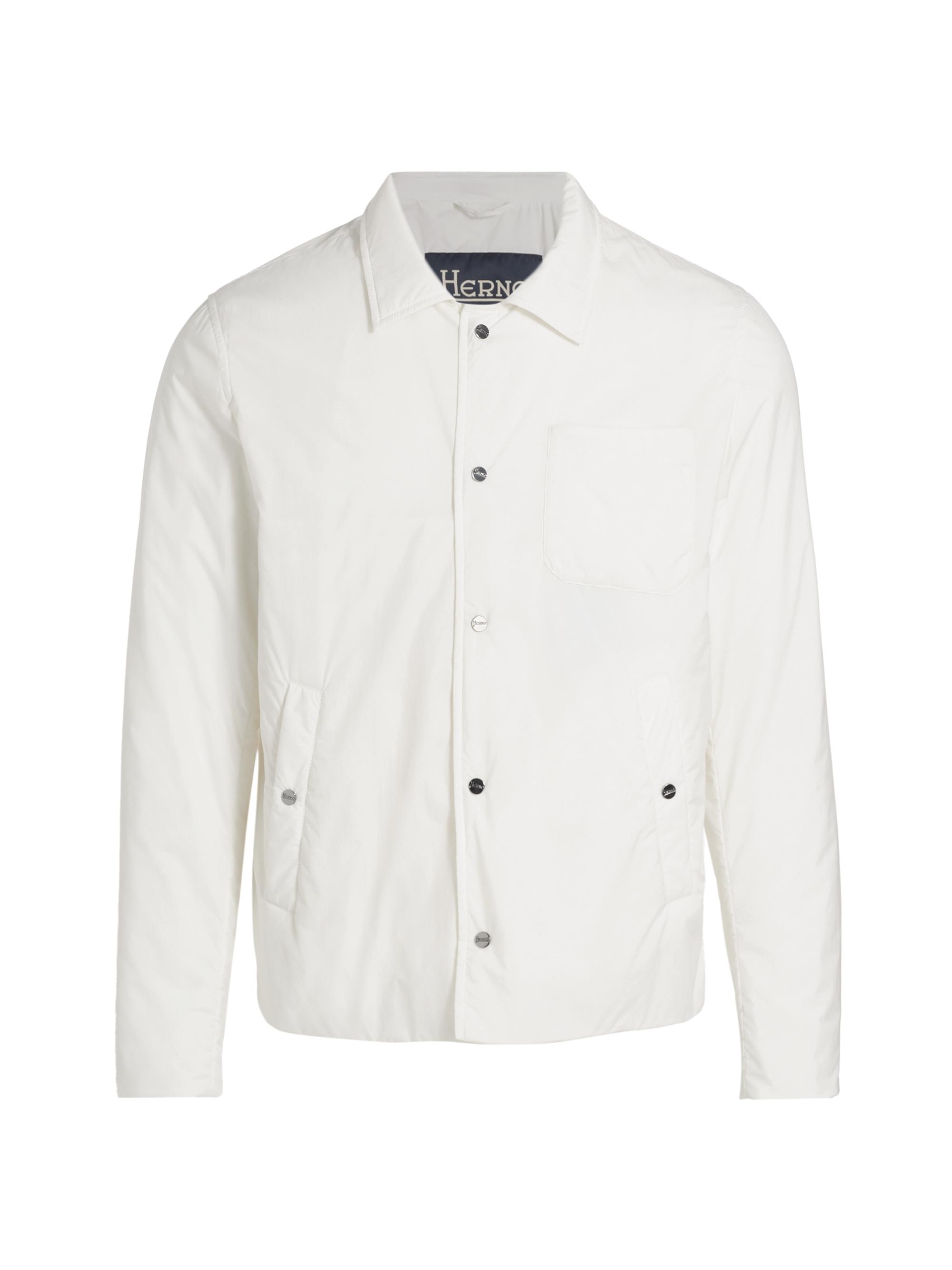 Herno Men's Ecoage Nylon Shirt Jacket - White