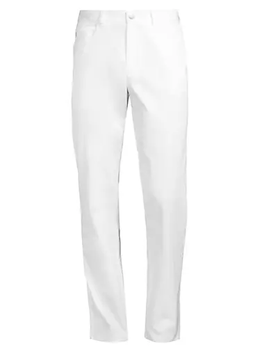PETER MILLAR DYNAMITE GOLF TECHNICAL PANTS, WHITE, NWT $129, 2