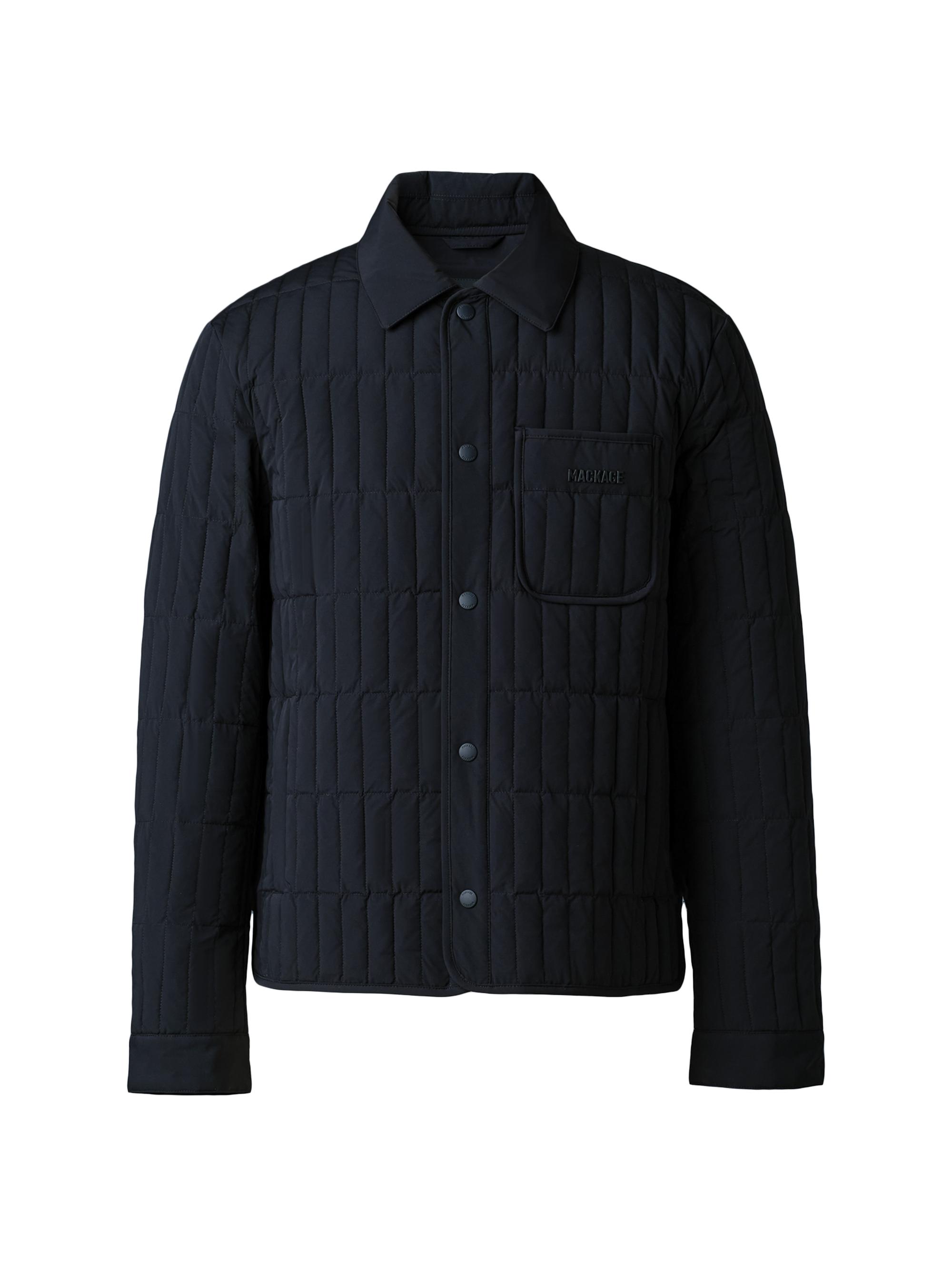 Mackage Men's Mateo Quilted Down Jacket - Navy