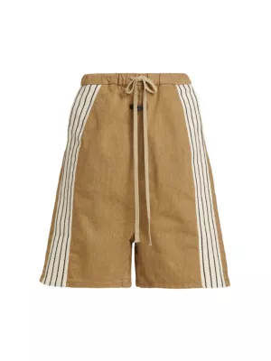 Shop Fear of God Denim Stripe Shorts | Saks Fifth Avenue