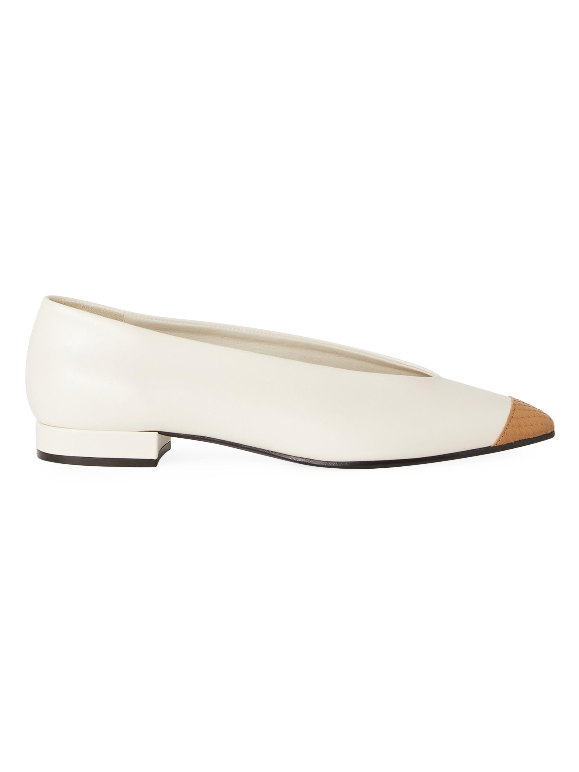 Loro Piana Rebecca Cap-Toe Ballet Flats | Saks Fifth Avenue