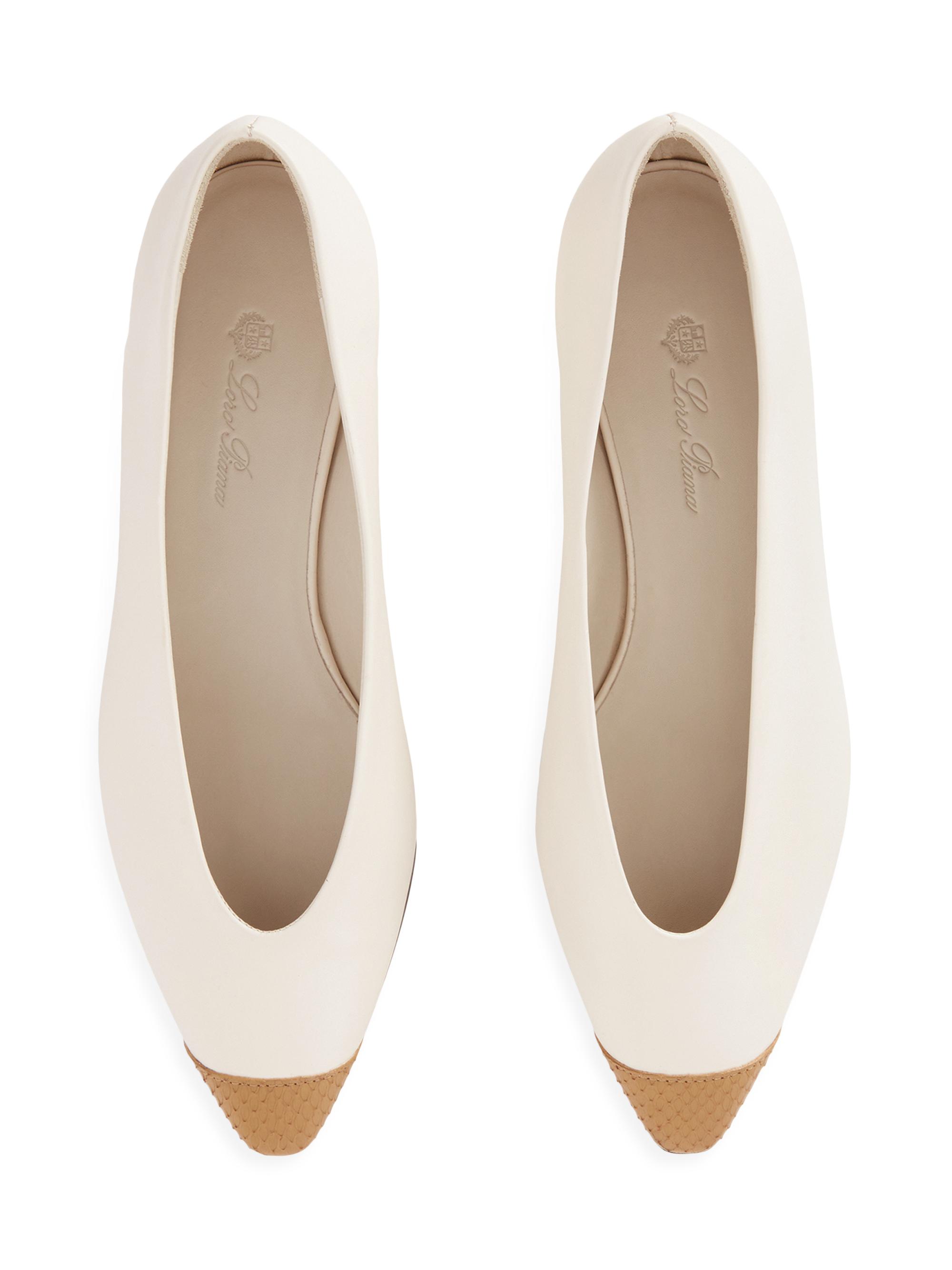 Loro Piana Rebecca Cap-Toe Ballet Flats | Saks Fifth Avenue
