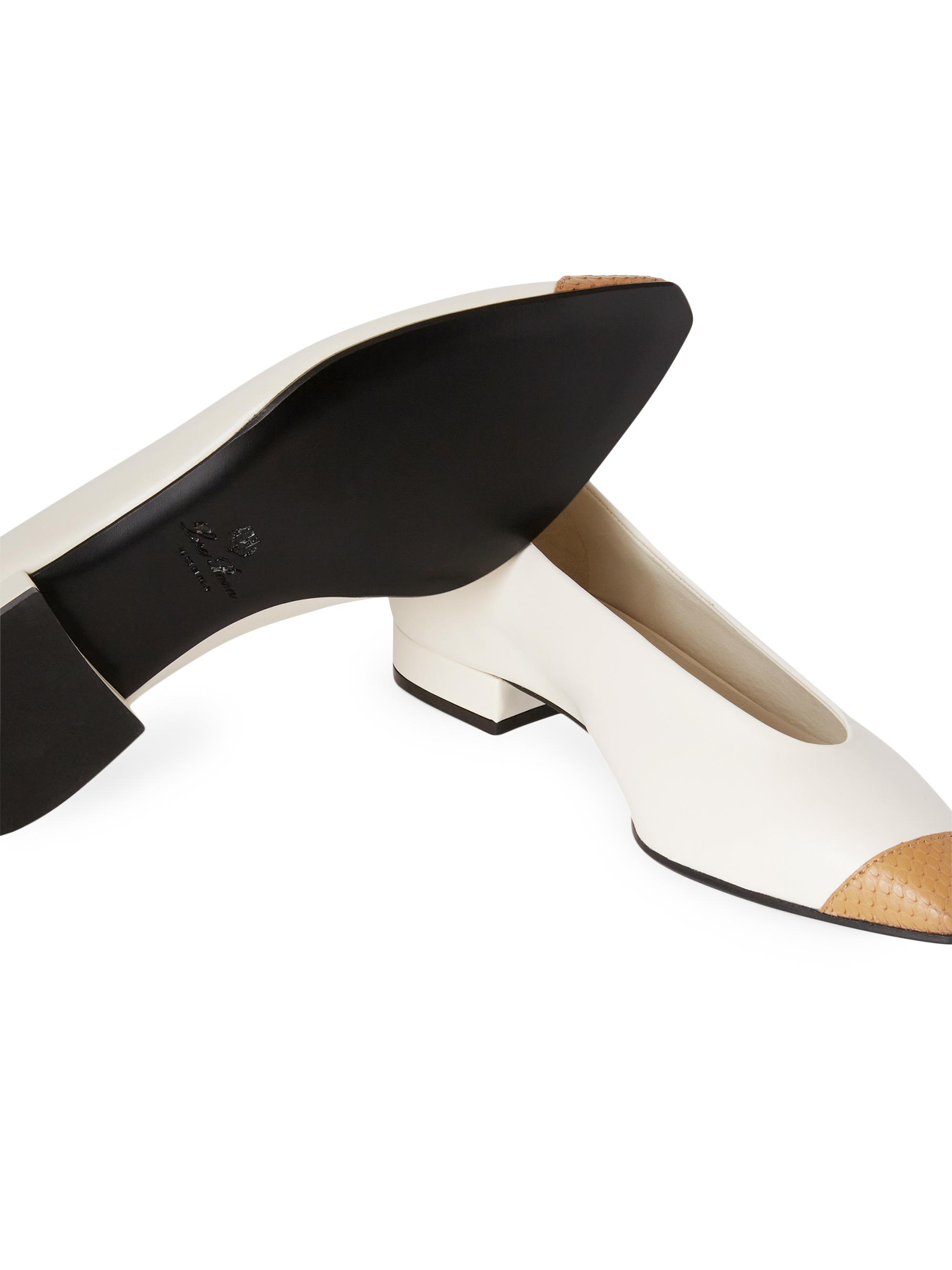 Loro Piana Rebecca Cap-Toe Ballet Flats | Saks Fifth Avenue