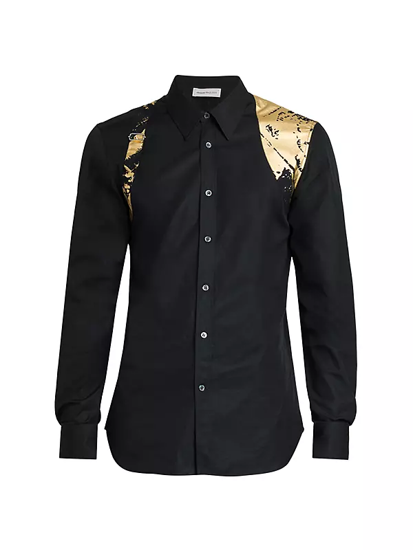 Shop Alexander McQueen Cotton Harness Shirt | Saks Fifth Avenue