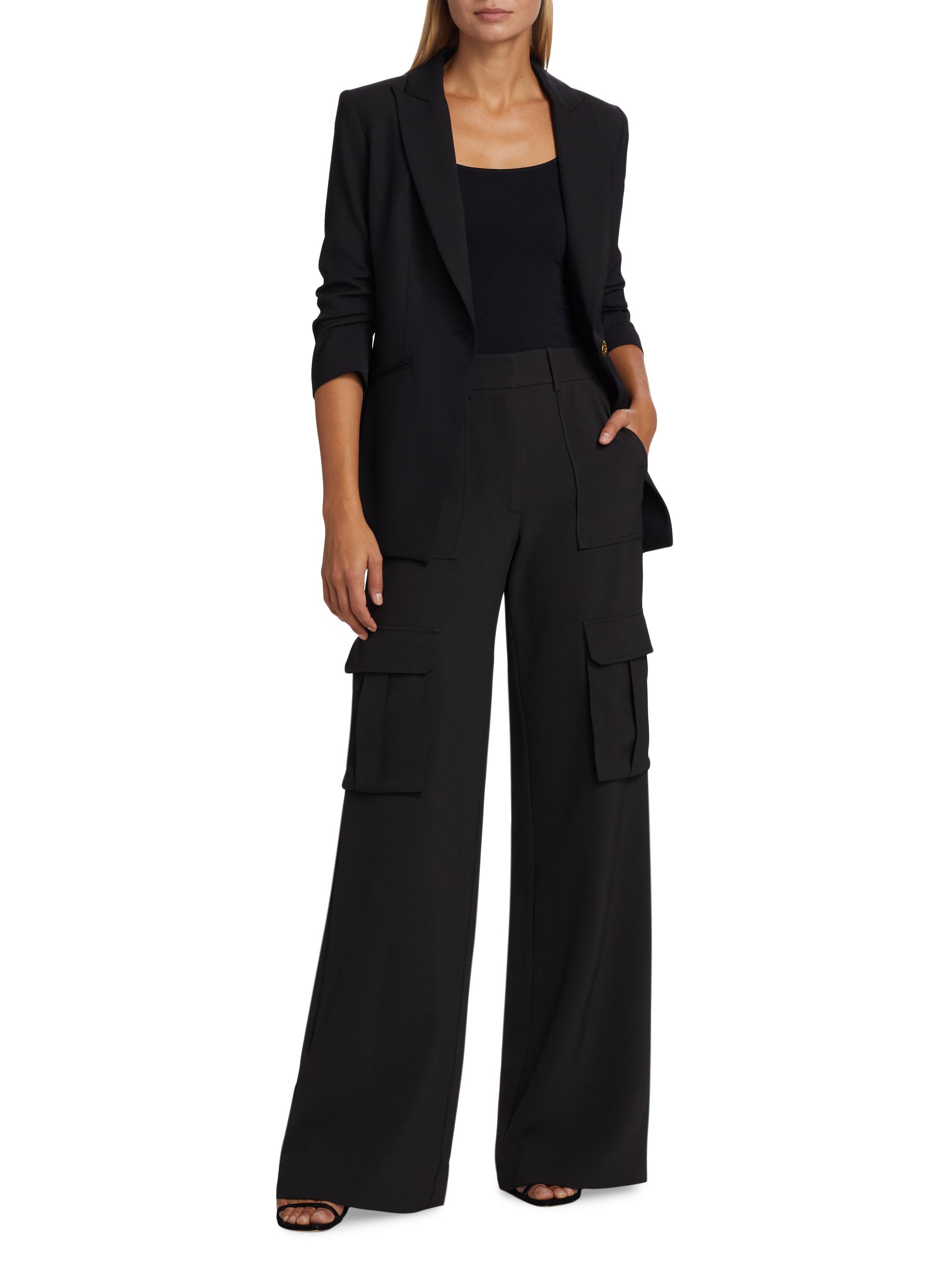 Veronica Beard Saul Crepe Cargo Pants | Saks Fifth Avenue