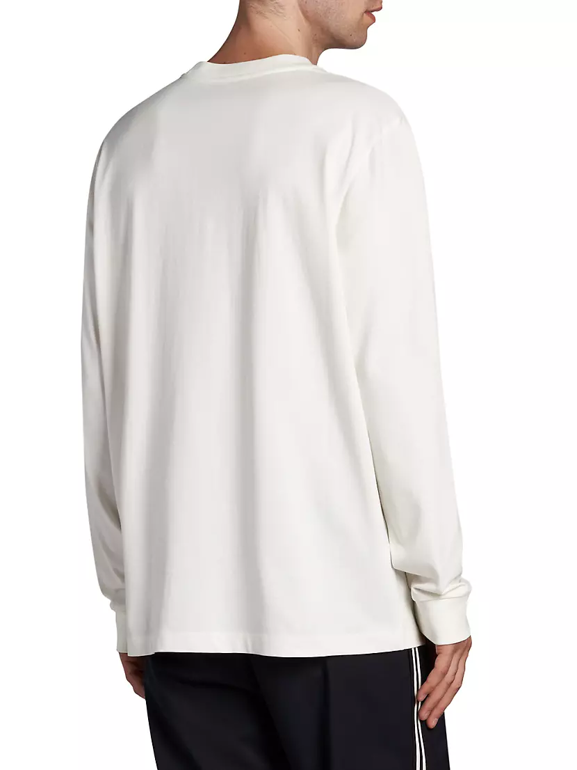 Shop Moncler Long-Sleeve Logo T-Shirt | Saks Fifth Avenue
