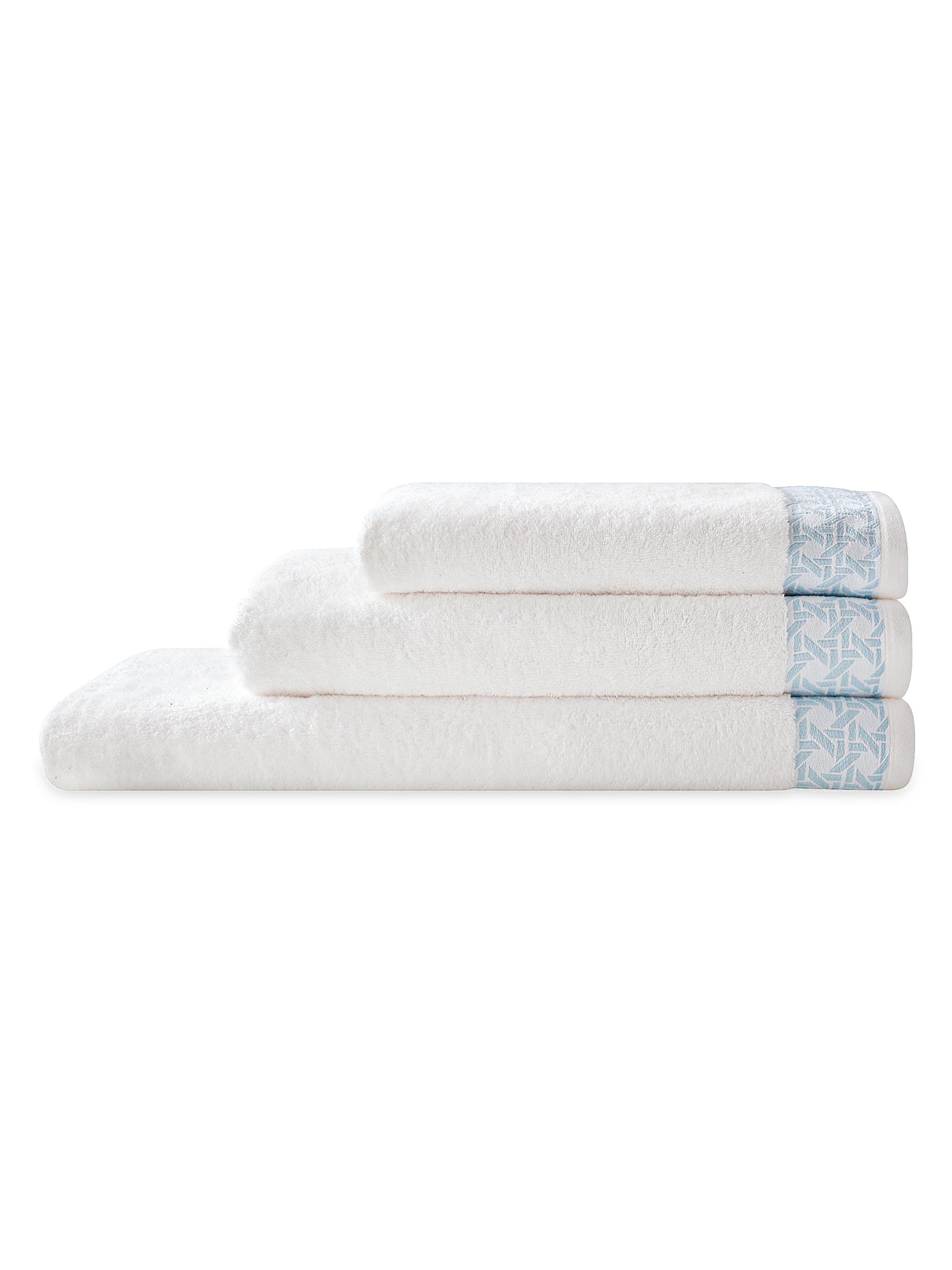 Anne de Solène Hespérides Towel Collection - White Bath Sheet