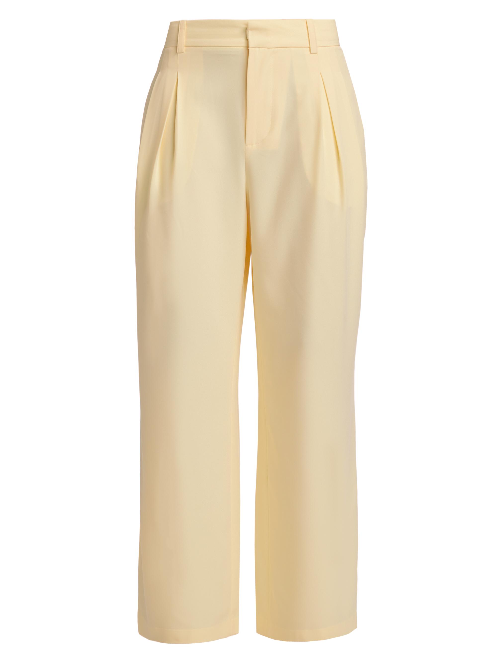 Ronny Kobo Women's Ronny Slouchy Wide-leg Pants - Pale Banana