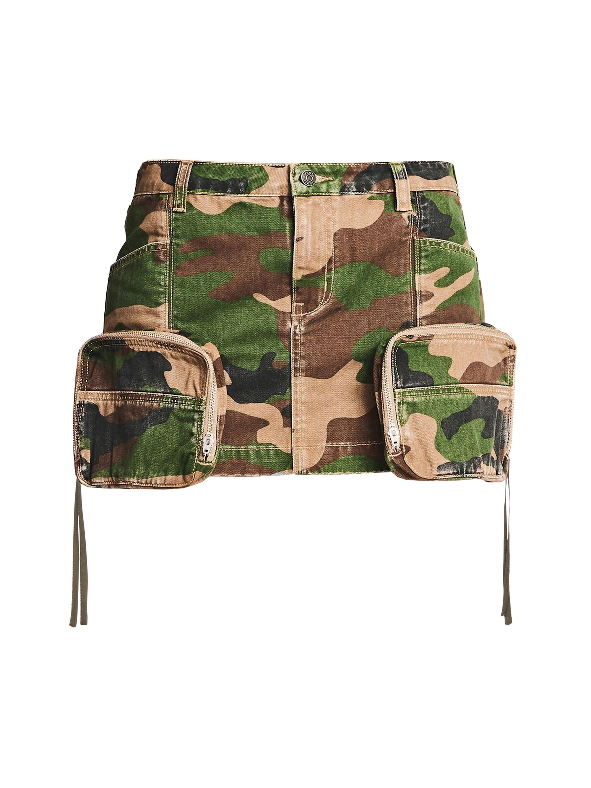 Ser.o.ya Women's Finn Cargo Skirt - Washed Camo