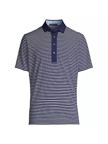 Natchez Striped Polo Shirt