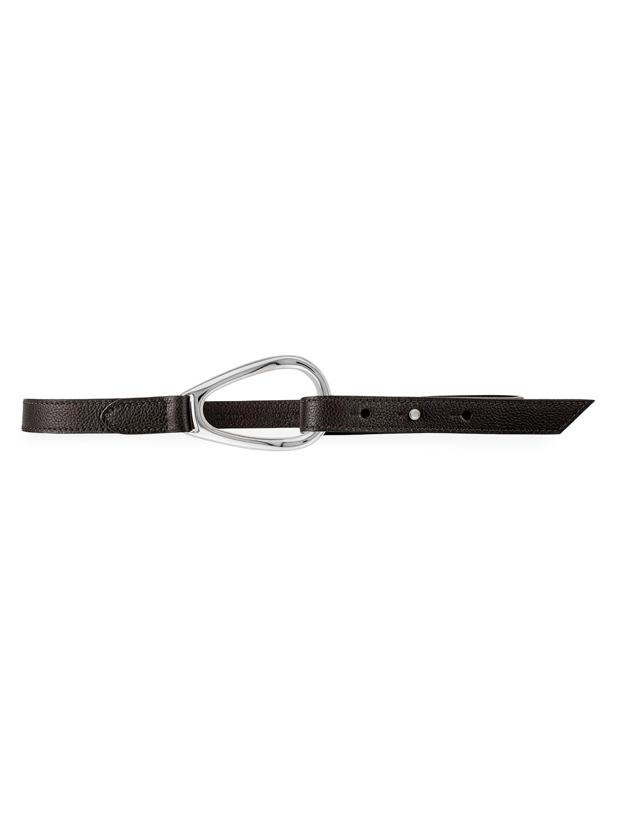 Vaincourt Women's L'Adorable Leather Belt - Black