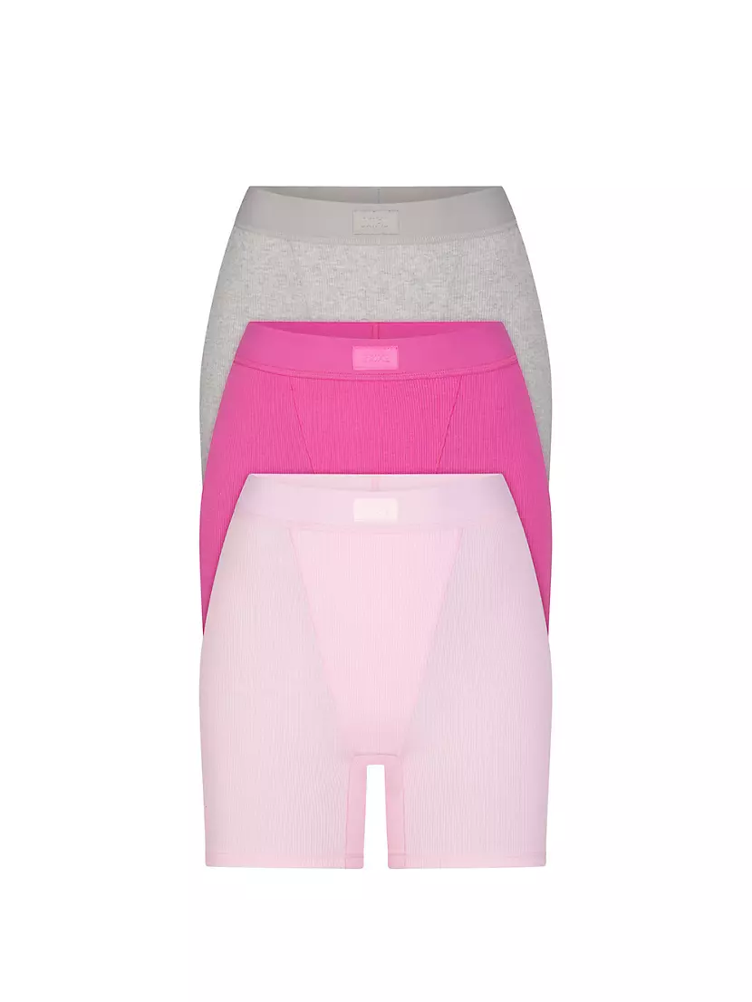 LIMITED EDITION SKIMS Size Medium HOT PINK RIBBED SHORTS Rib Kim K Boxer  for Sale in Scarsdale, NY - OfferUp