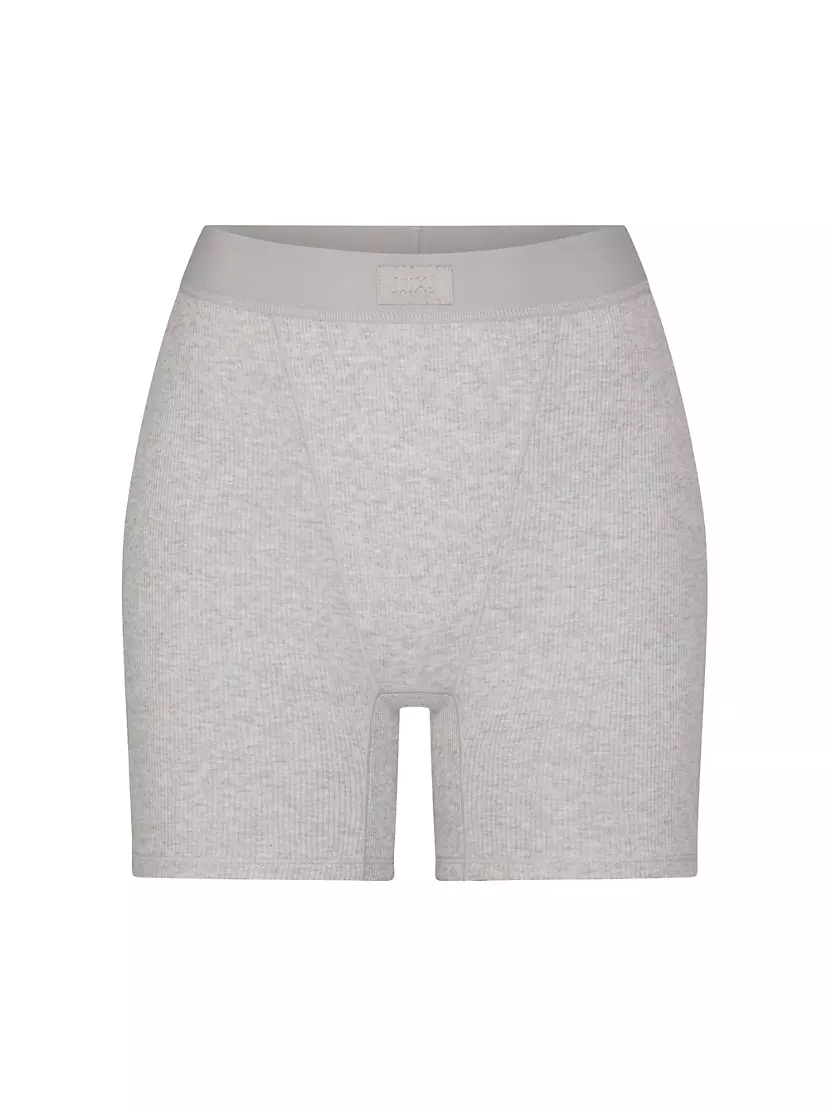 Womens Skims green Cotton Ribbed Boxers | Harrods # {CountryCode}