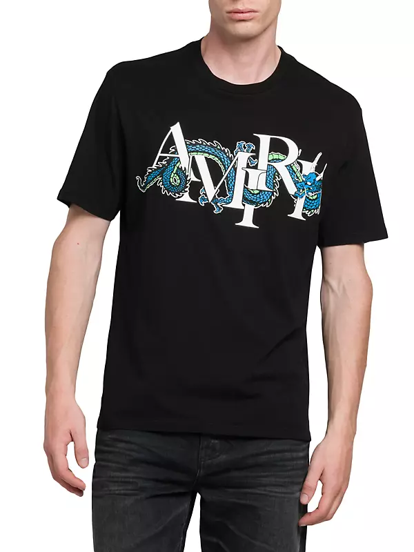 Shop Amiri CNY Dragon Logo Cotton T-Shirt | Saks Fifth Avenue