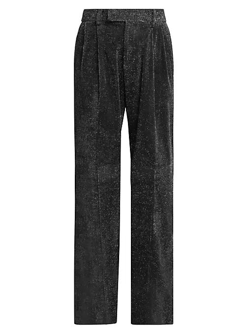 Amiri - Double-Pleated Shimmer Pants