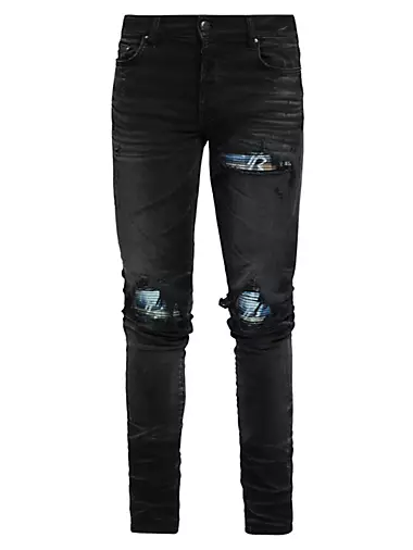 Mx1 Plaid-Lined Five-Pocket Jeans