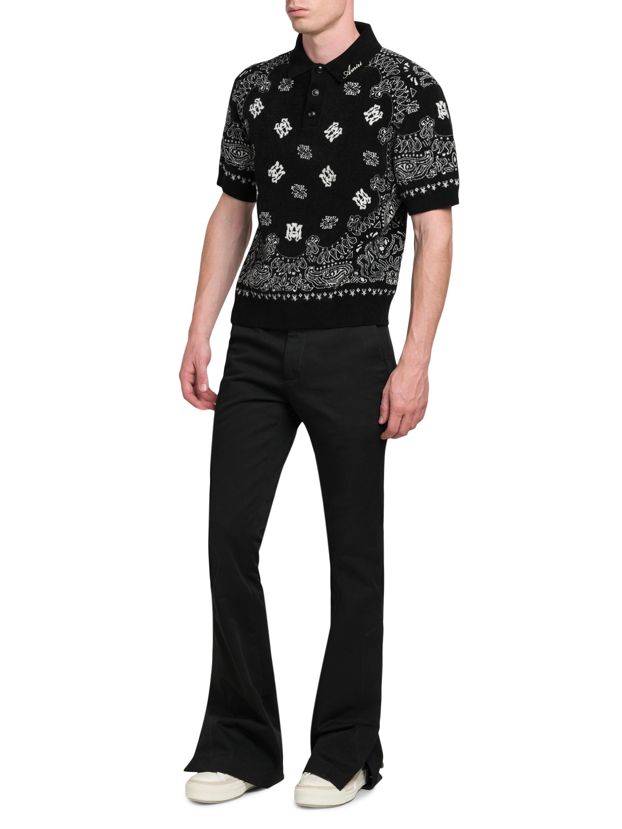 Amiri Bandana Sweater Polo | Saks Fifth Avenue