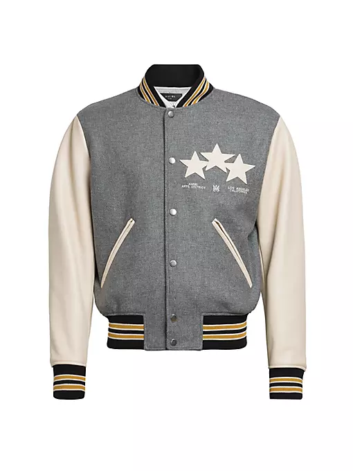 Amiri - Oversized Stars Varsity Jacket