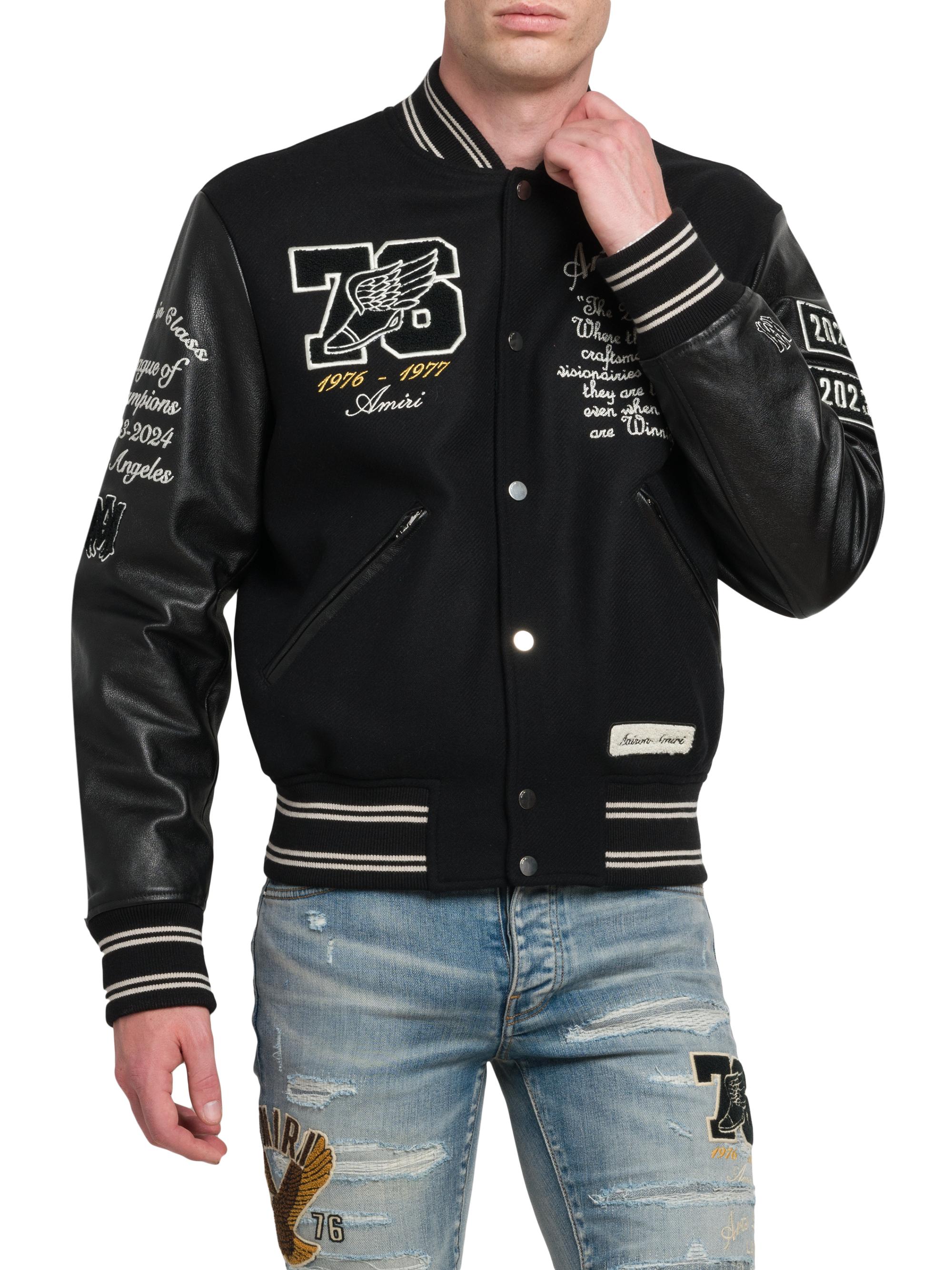 Amiri Oversized Eagle Varsity Jacket | Saks Fifth Avenue