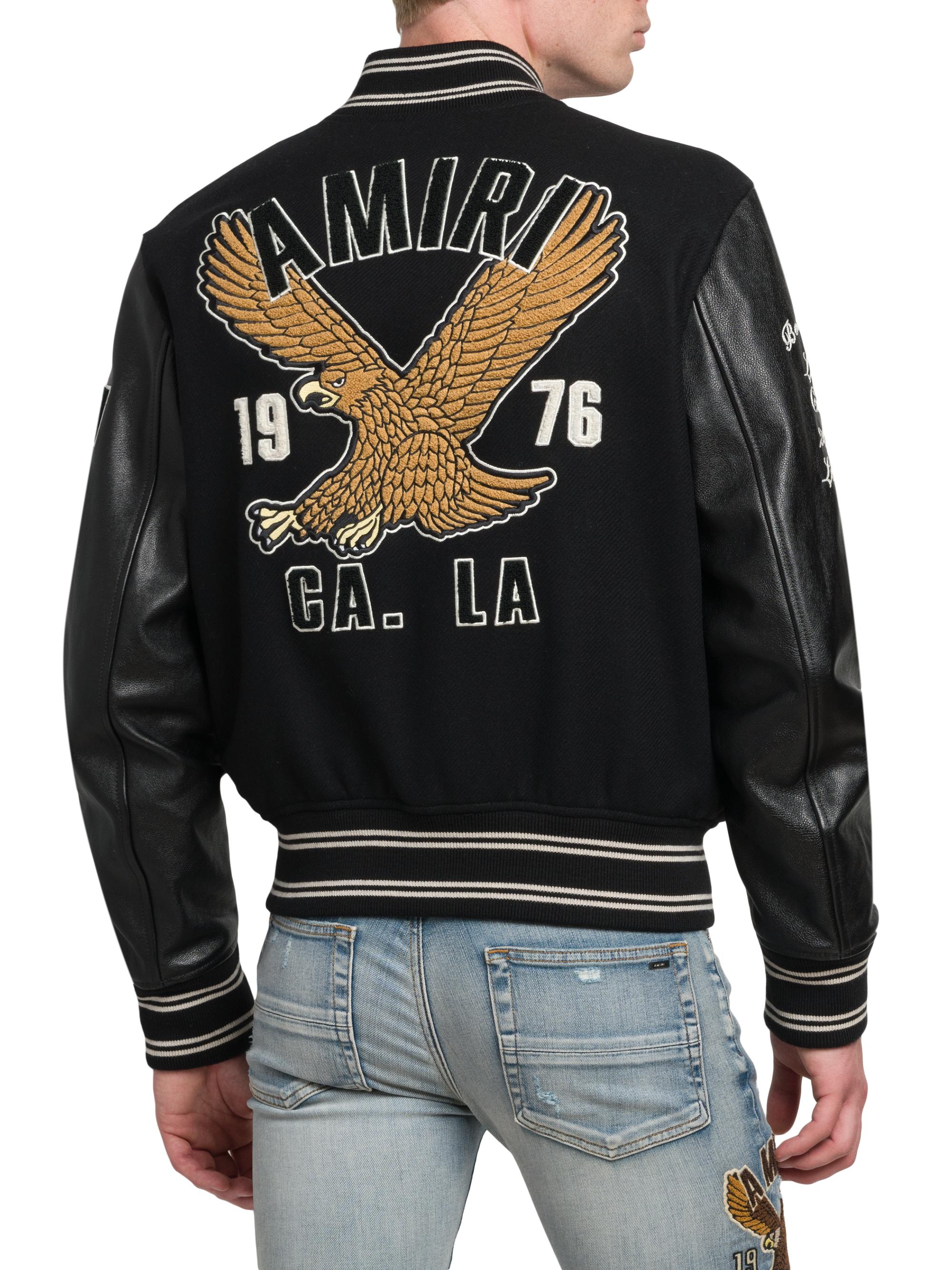Amiri Oversized Eagle Varsity Jacket | Saks Fifth Avenue