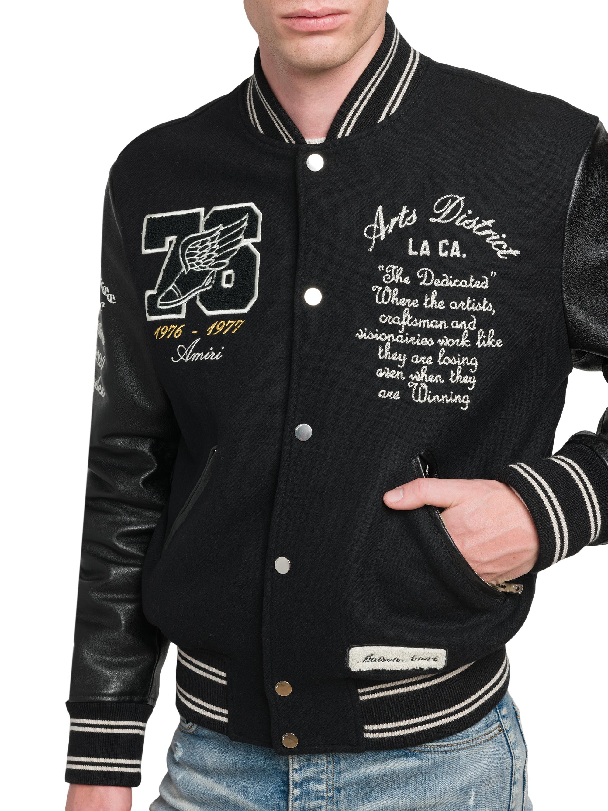 Amiri Oversized Eagle Varsity Jacket | Saks Fifth Avenue