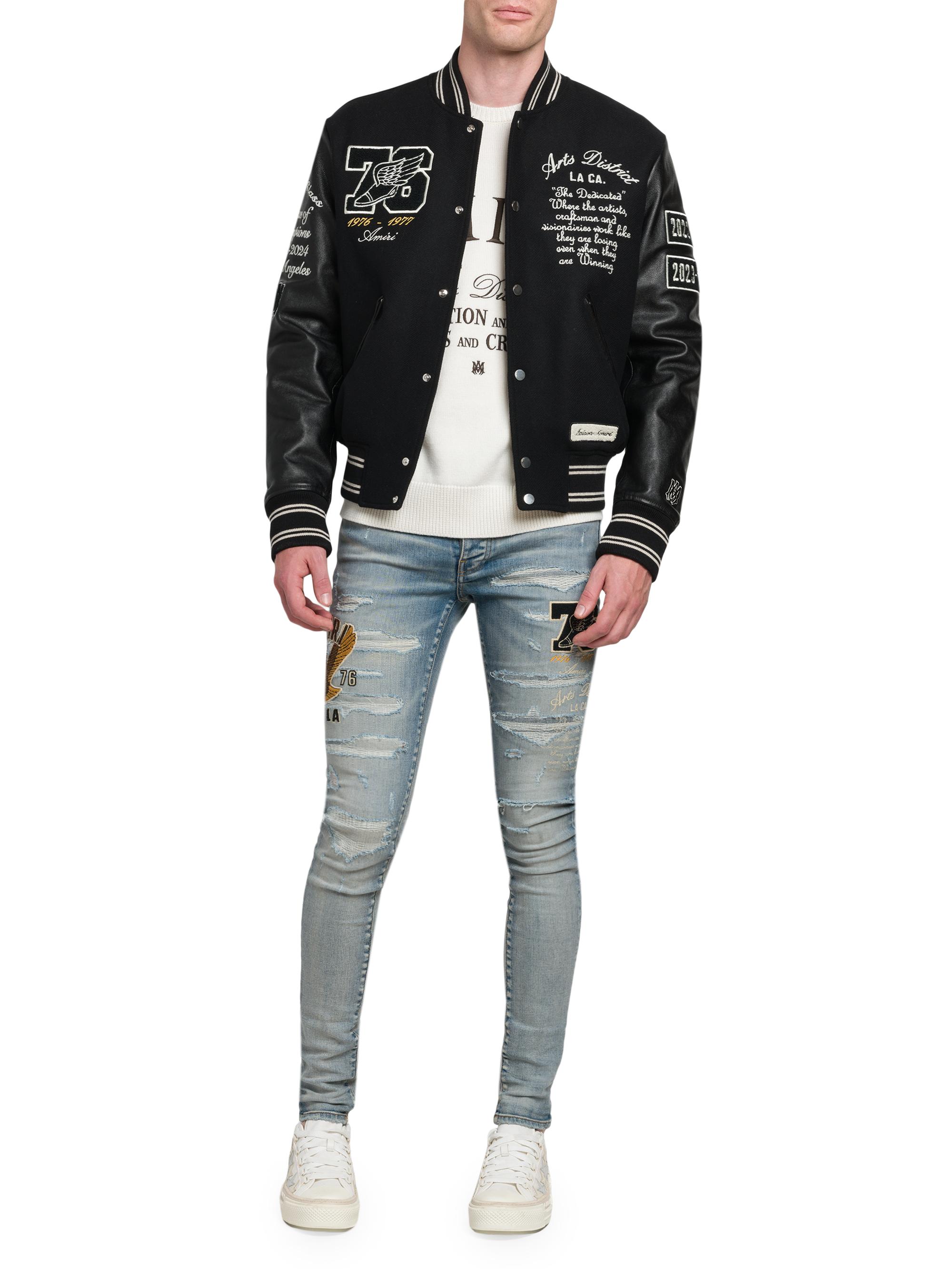 Amiri Oversized Eagle Varsity Jacket | Saks Fifth Avenue