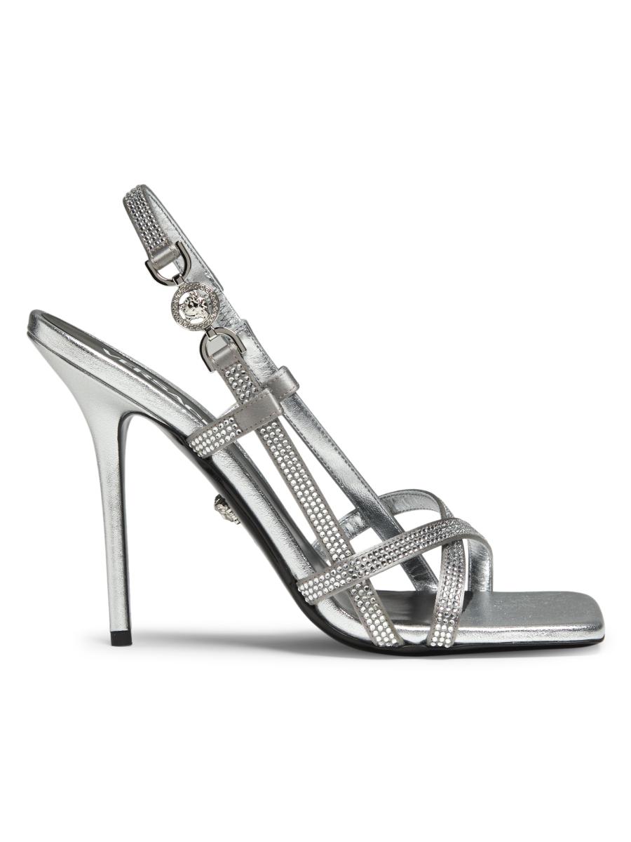 Versace Medusa 95 110MM Slingback Sandals | Saks Fifth Avenue