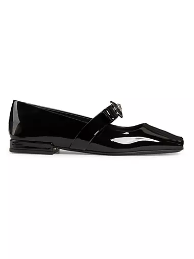 Gianni Ribbon Patent Leather Mary Janes