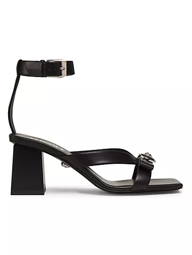 Gianni Ribbon 70MM Leather Sandals
