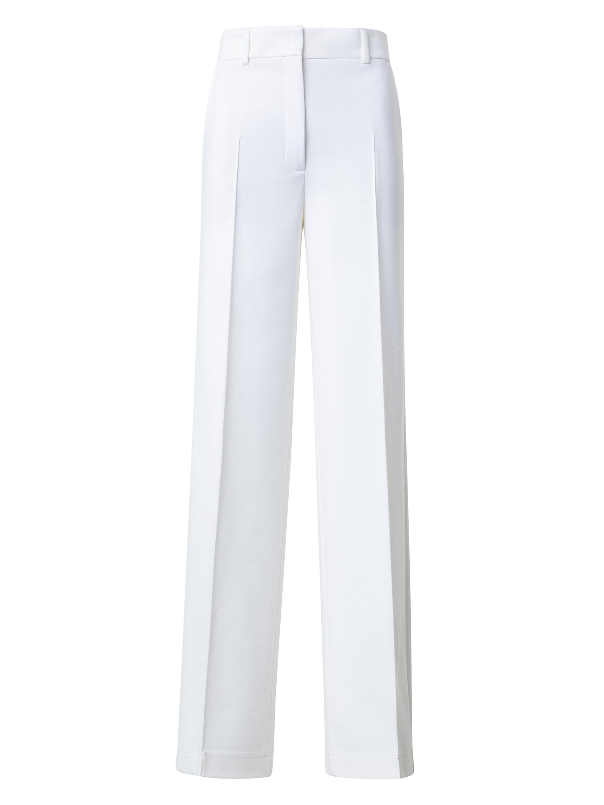 Akris punto Women's Chiaro Jersey Straight-Leg Trousers - Cream