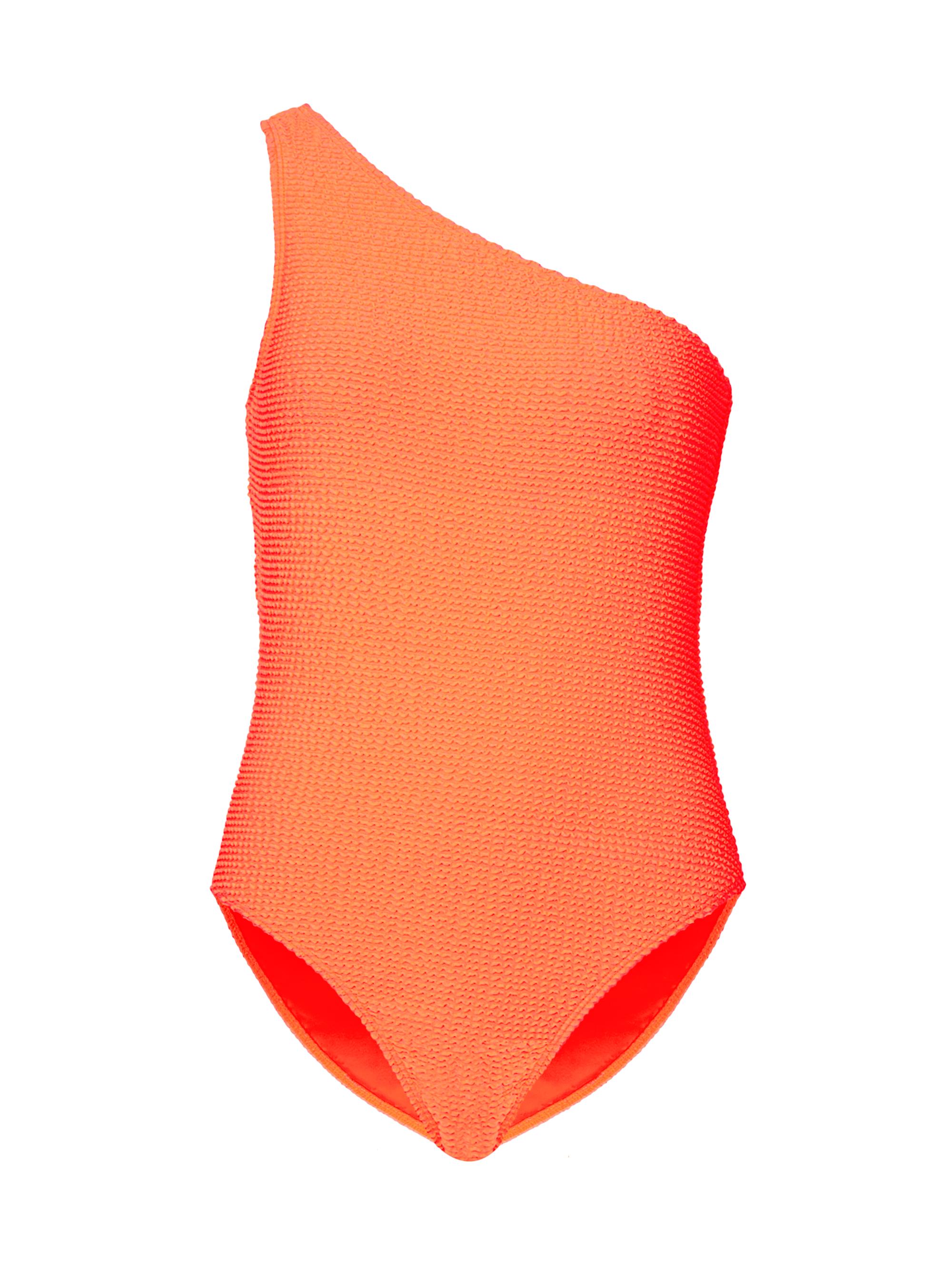 Milly Women's Joni One-Shoulder One-Piece Swimsuit - Orange