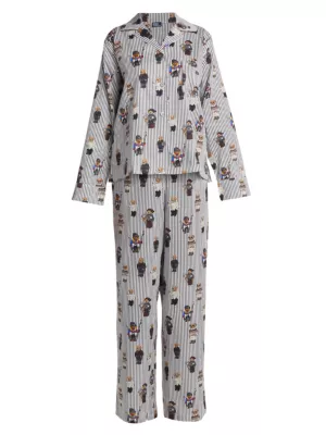 Ralph Lauren Kids logo-print pyjama set - White
