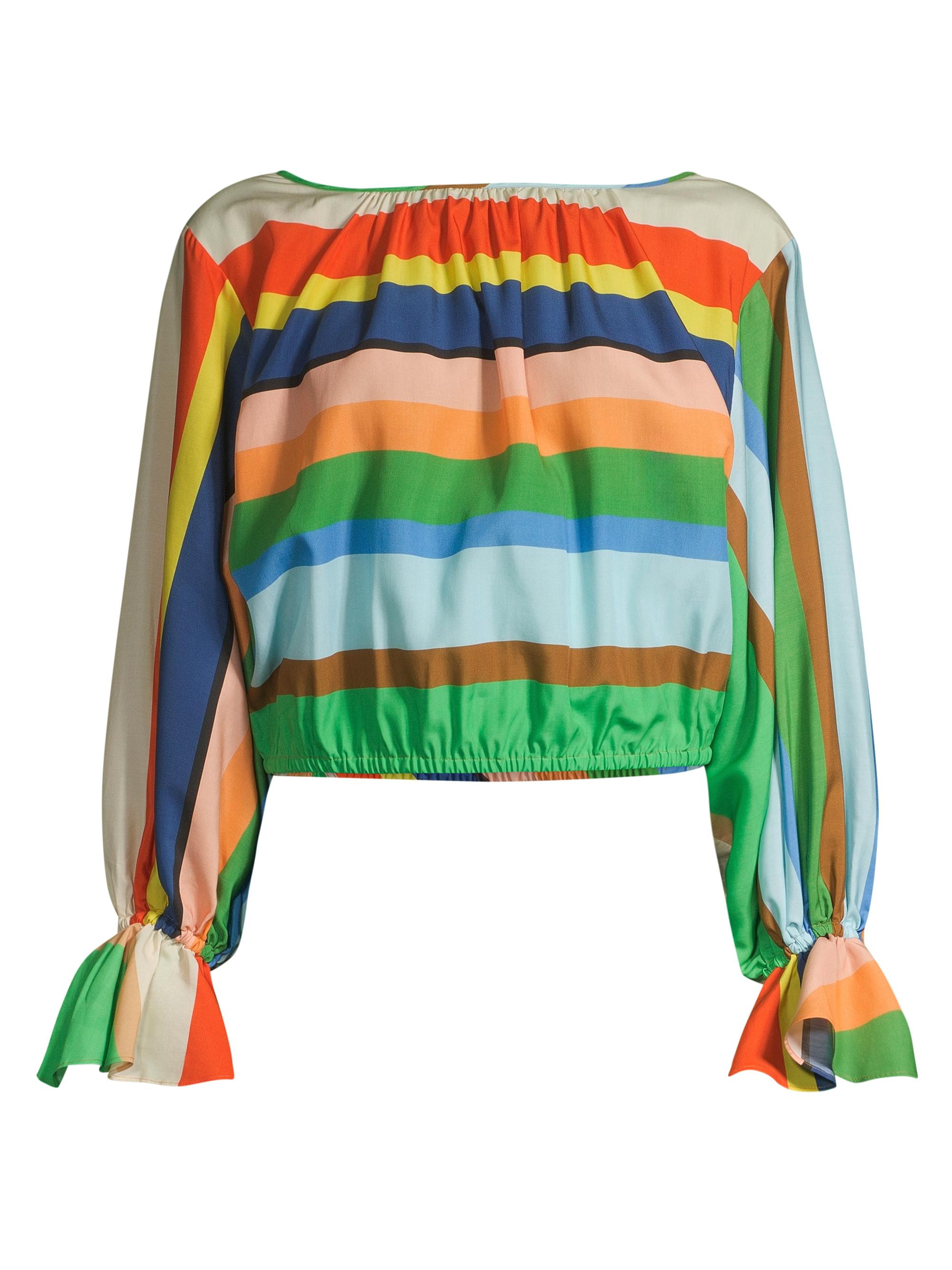 Hope for Flowers Women's Tuscan Striped Blouse - Tuscan Stripes