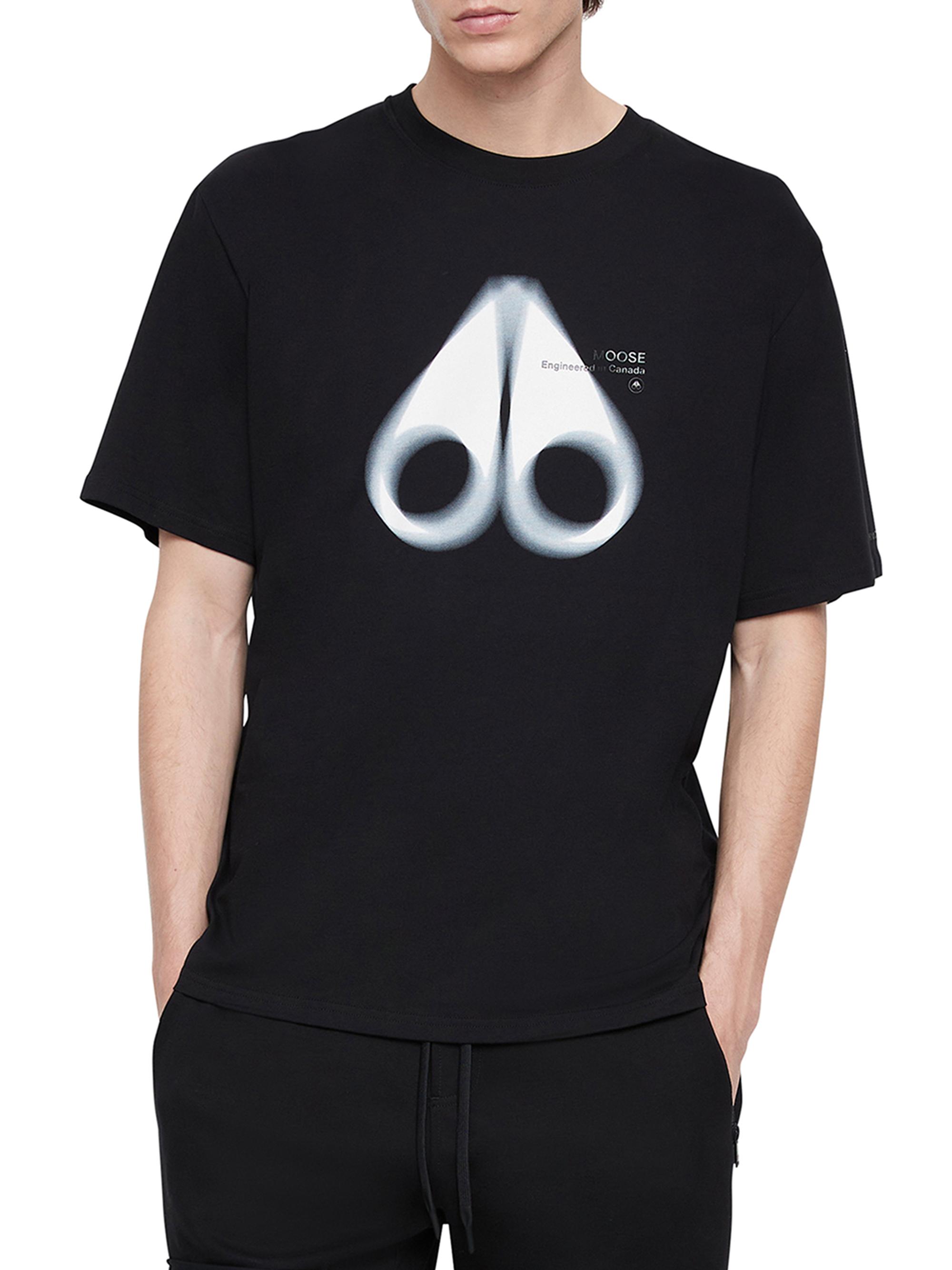 Moose Knuckles Men's Maurice Cotton T-Shirt - Black