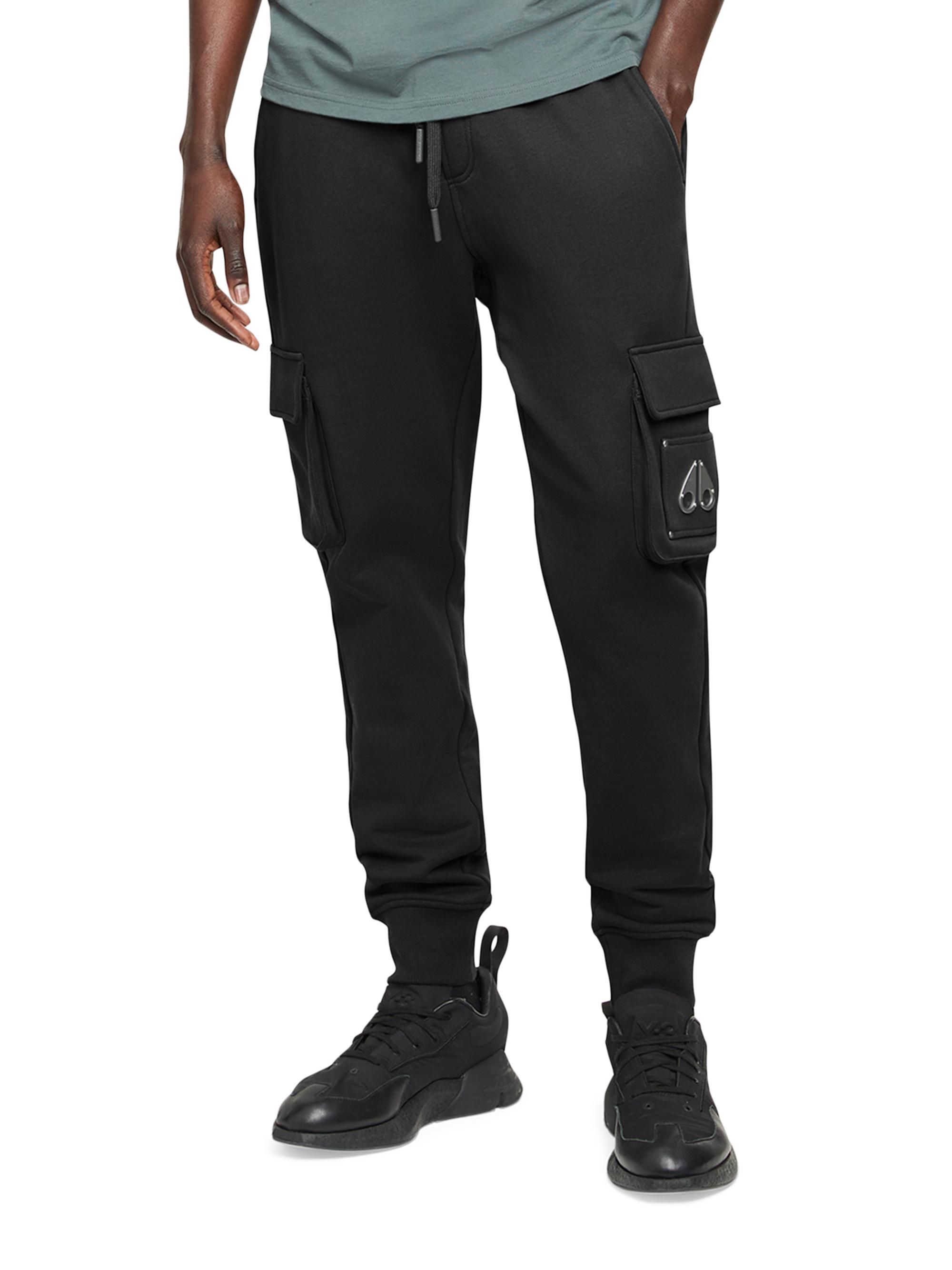 Moose Knuckles Men's Hartsfield Cargo Joggers - Black