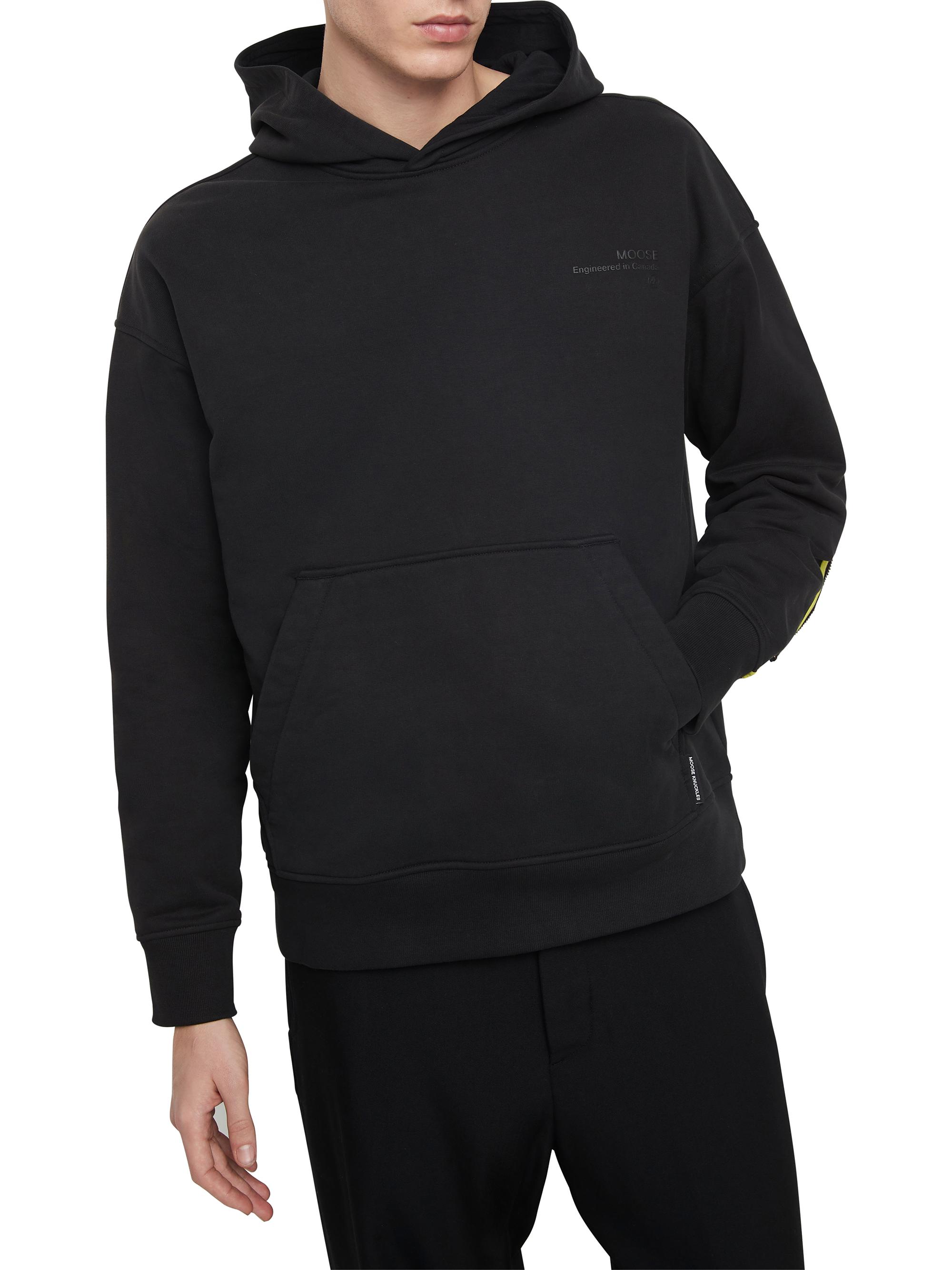 Moose Knuckles Men's Deschamps Cotton Hoodie - Black