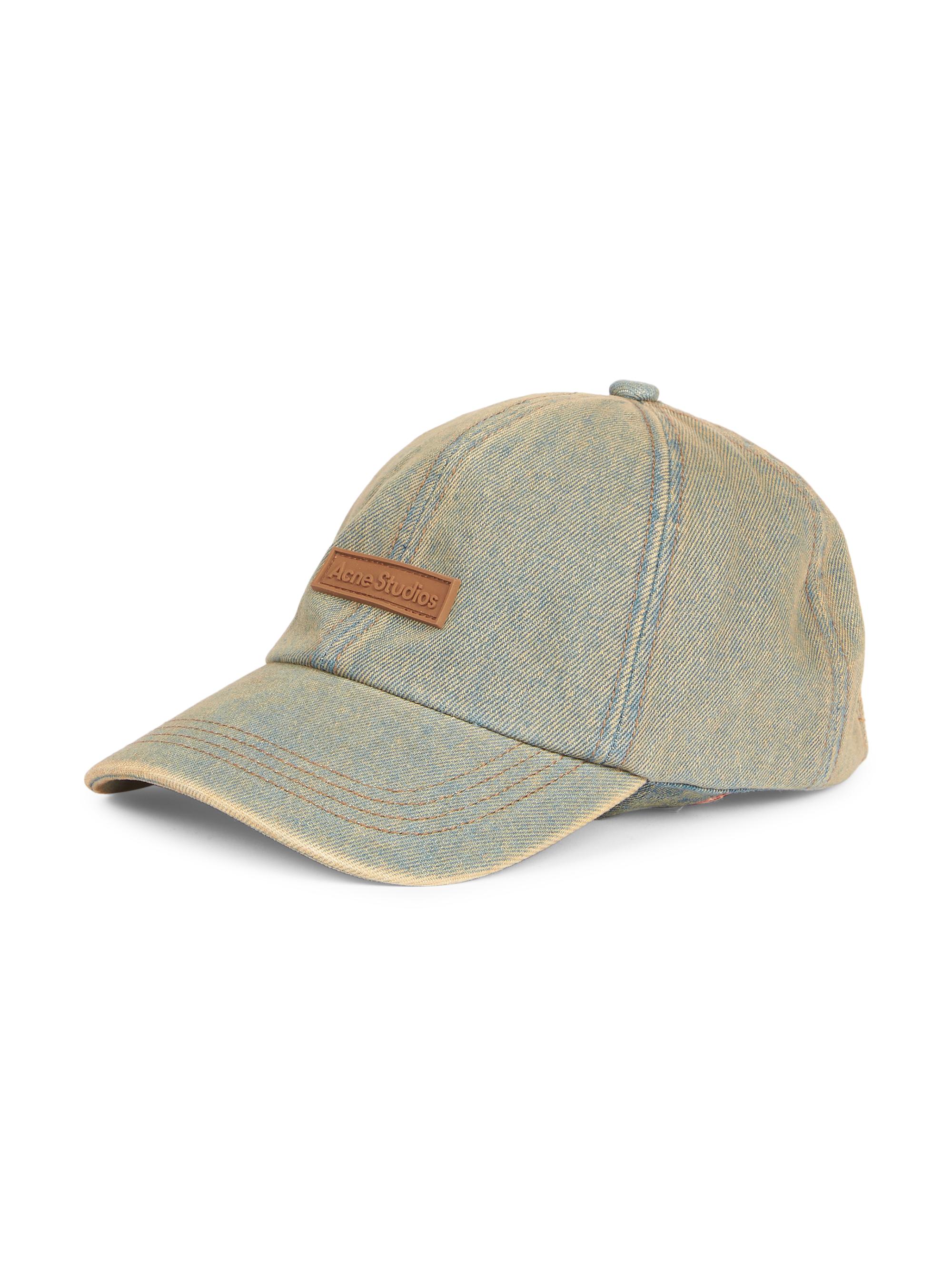 Acne Studios Men's Carliy Delta Cap - Blue Beige