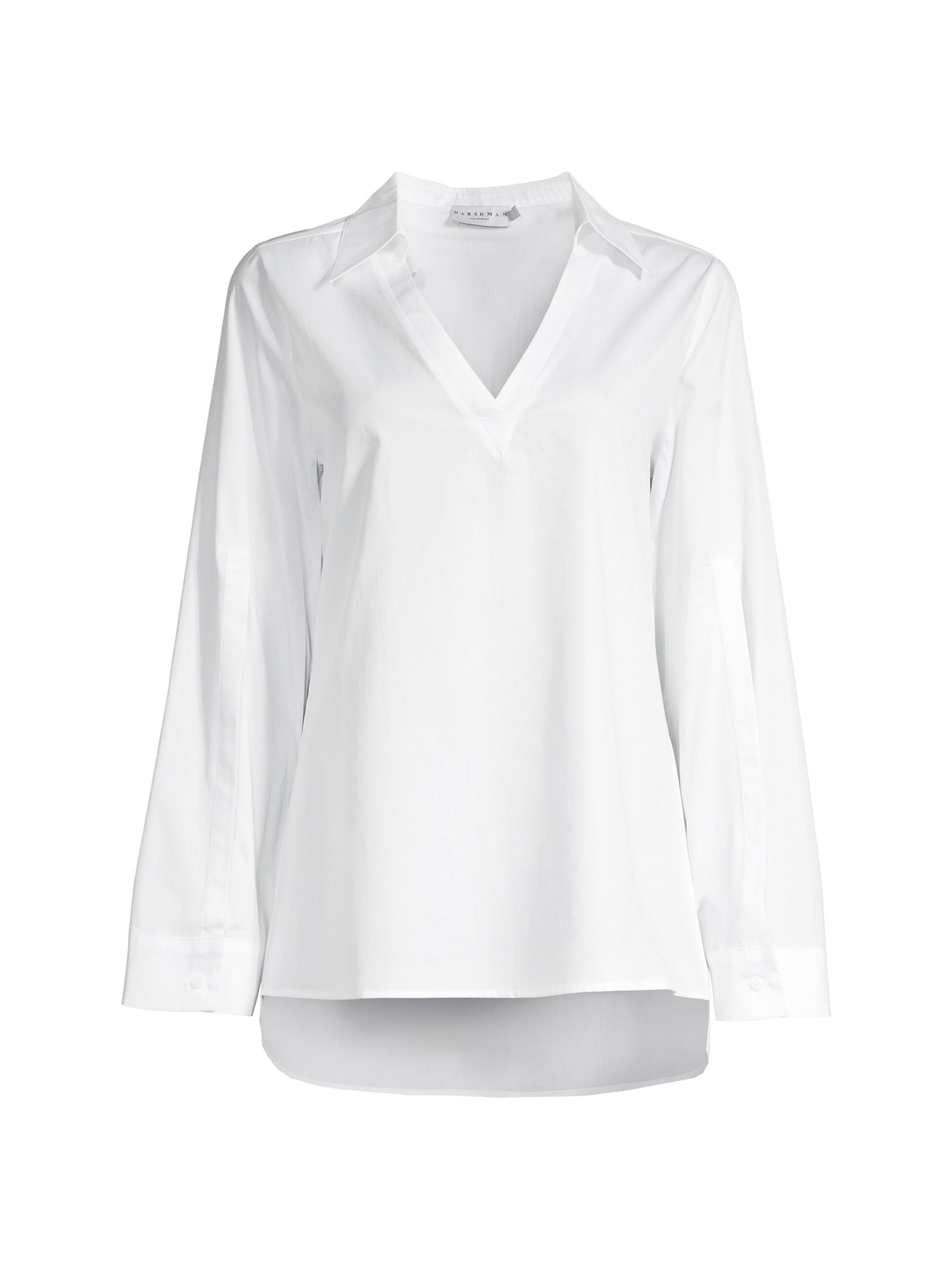 Harshman Women's Lilou Cotton Blouse - White