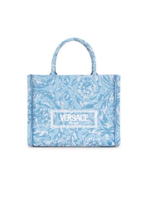 Small Barocco Jacquard Tote Bag