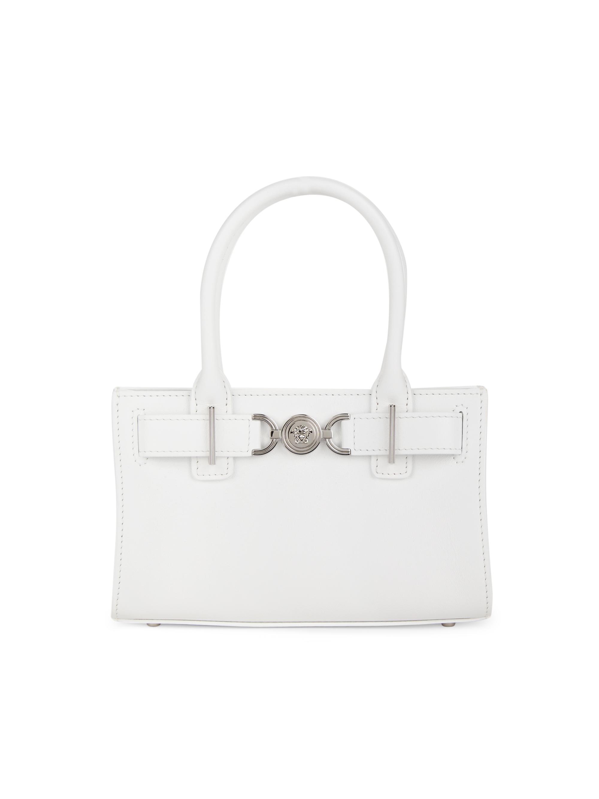 Versace Women's Medusa 95  Tote Calf Leather - Optic White