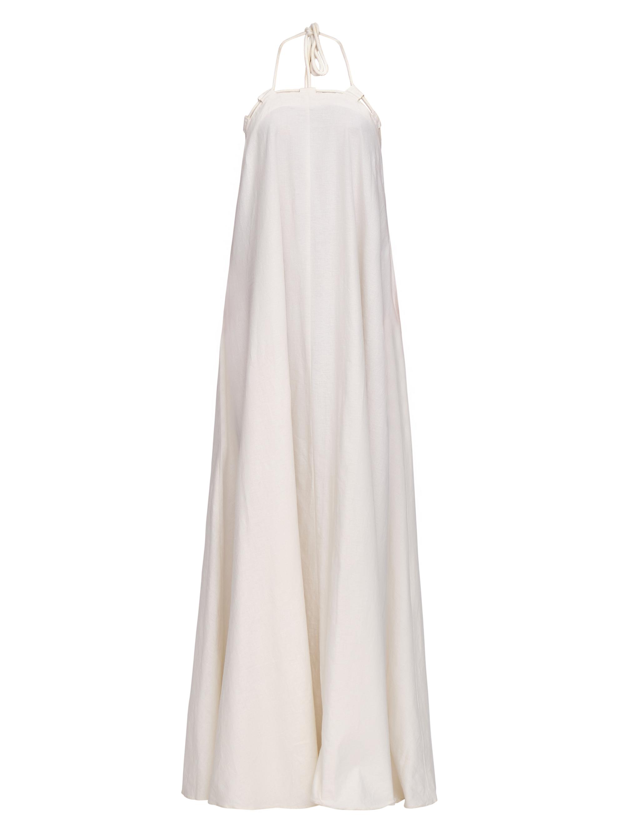 Andrea Iyamah Women's Essi Cotton-Blend Maxi Dress - Limestone